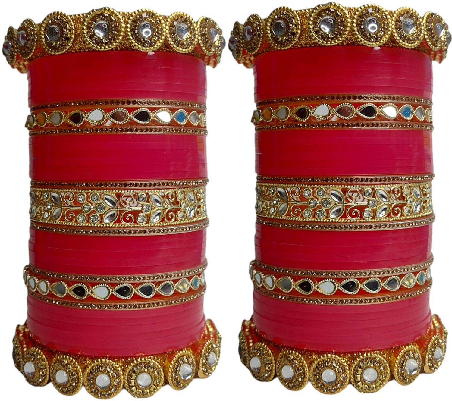 Image of oms Plastic Chudas (Pack of 10)