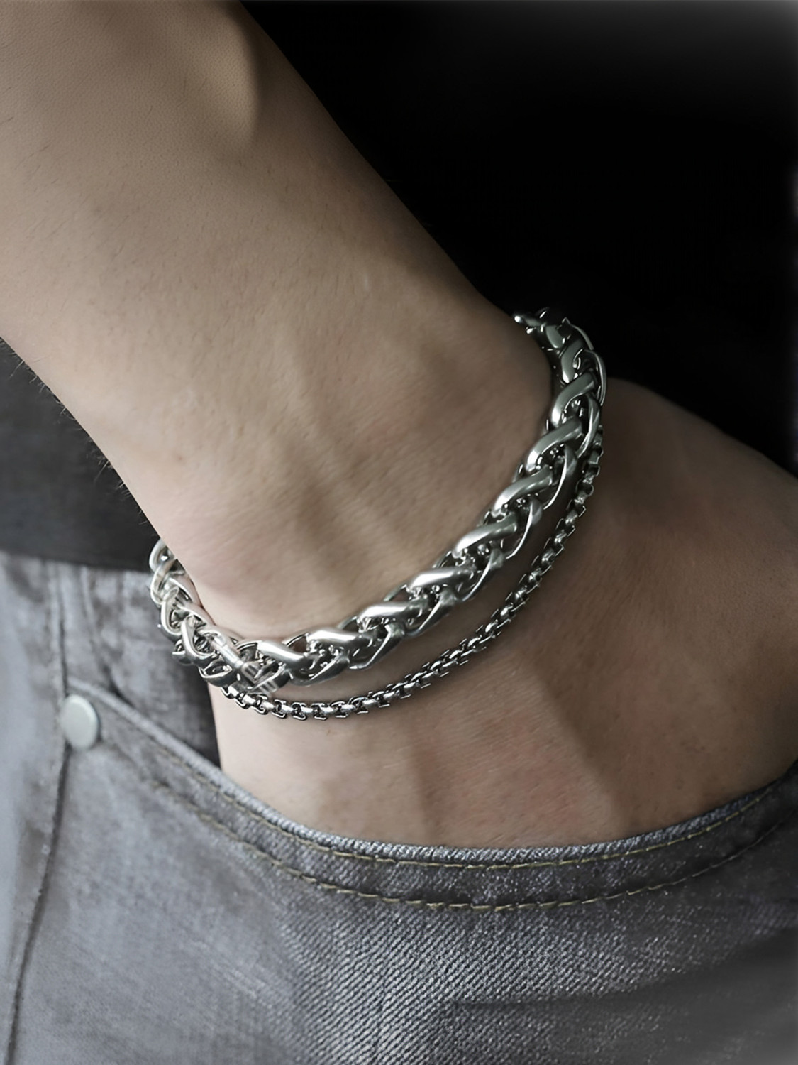 REVERSEA Stainless Steel Bracelet - Image 1