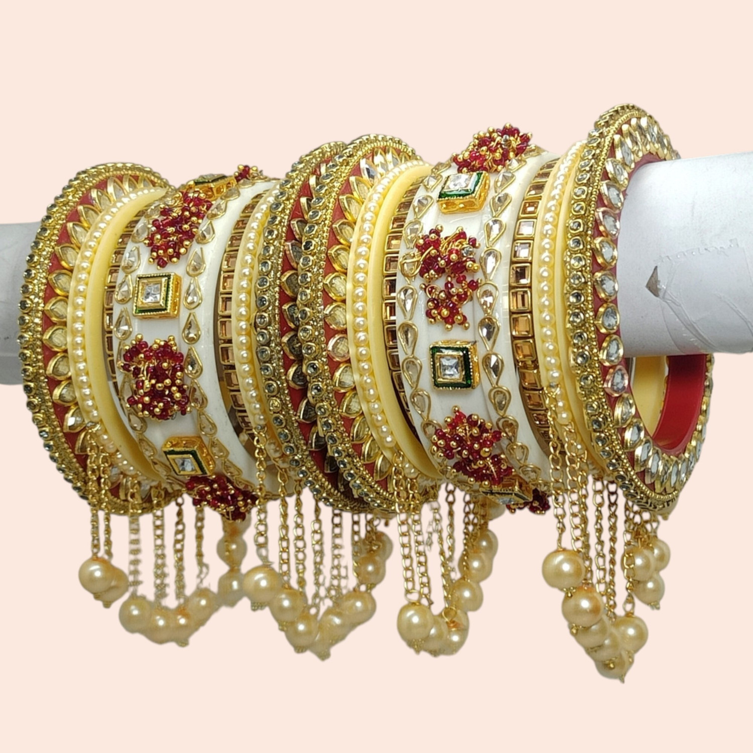 Image of oms Plastic Chudas (Pack of 10)