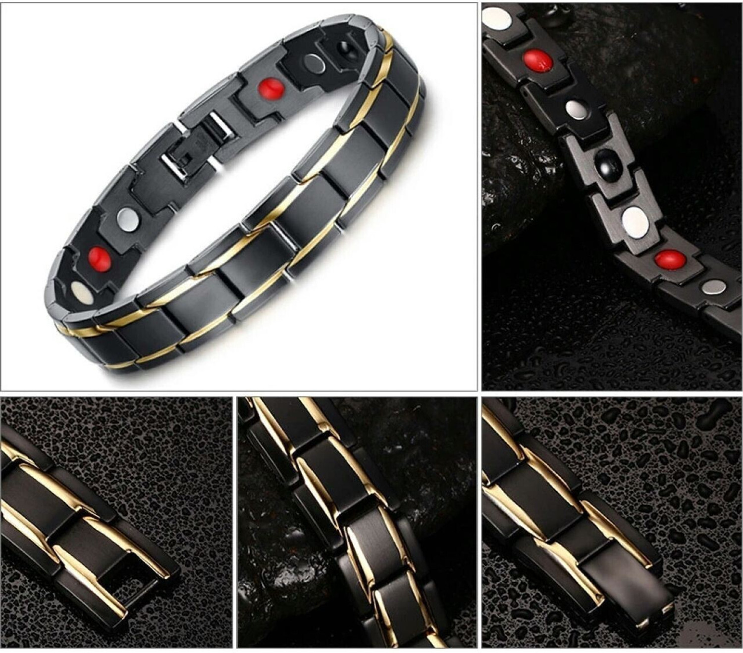 Image of University Trendz Metal Gold-plated, Titanium Bracelet