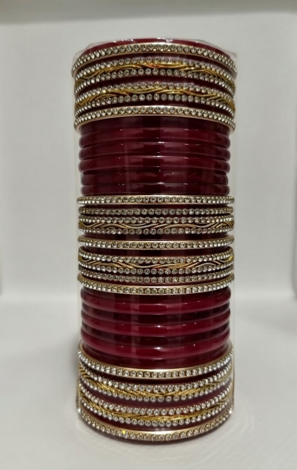 Image of Mayhmcollection Lac Bangle Set (Pack of 24)