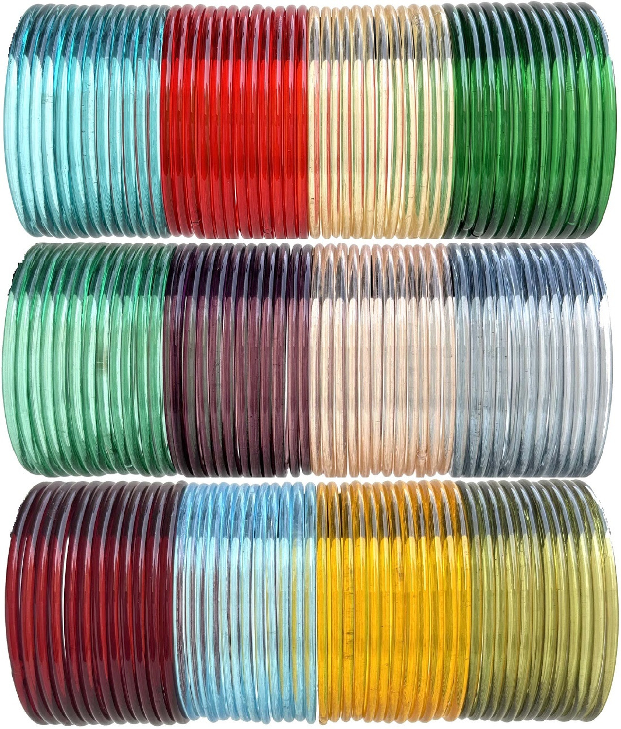 Image of Shreejee Glass Bangle Set (Pack of 120)
