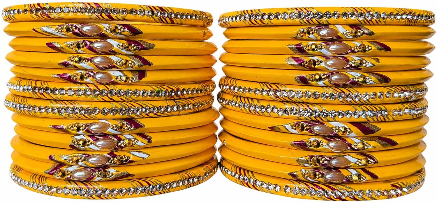 Image of Mayhmcollection Lac Bangle Set (Pack of 24)