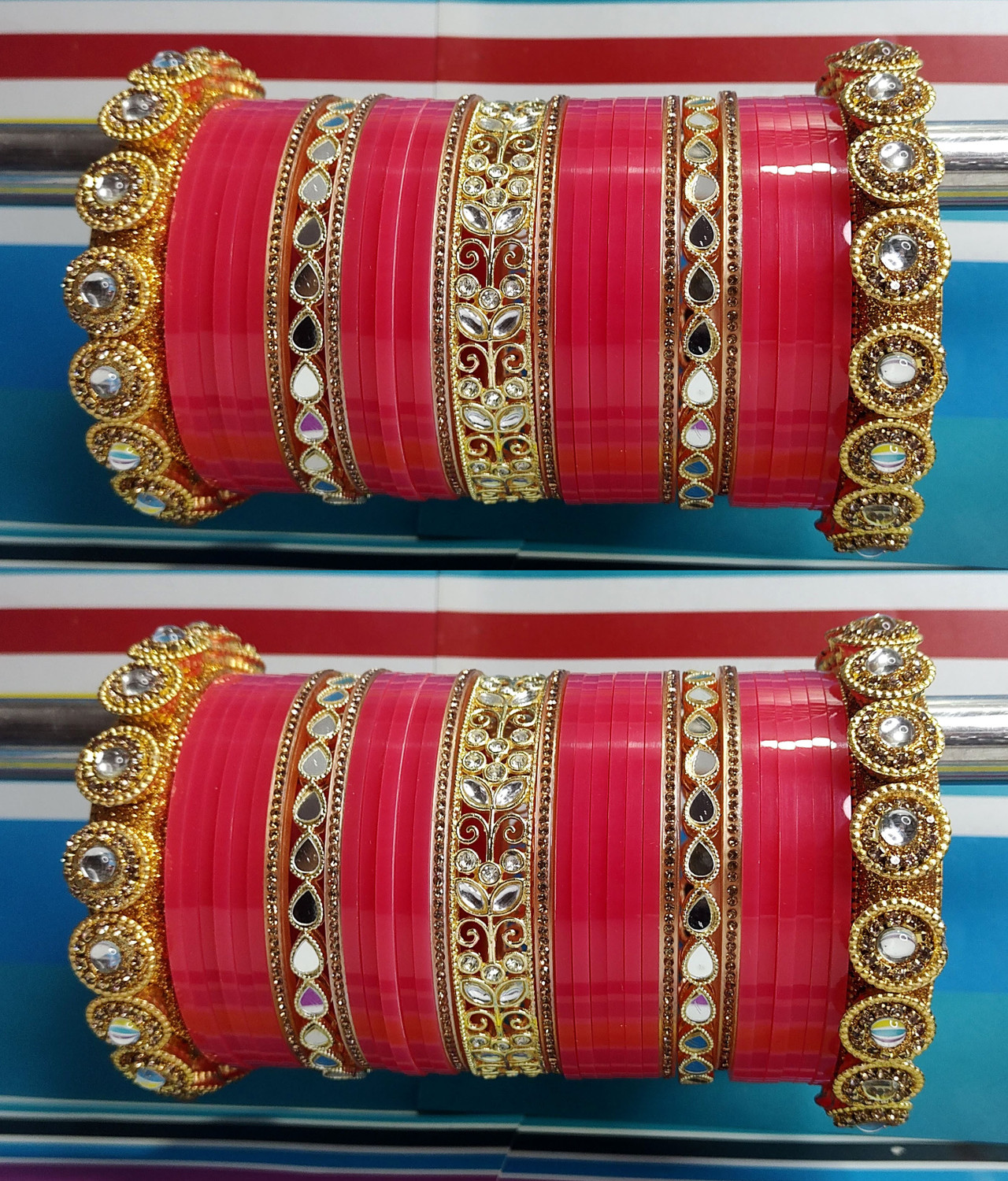Image of oms Plastic Chudas (Pack of 10)