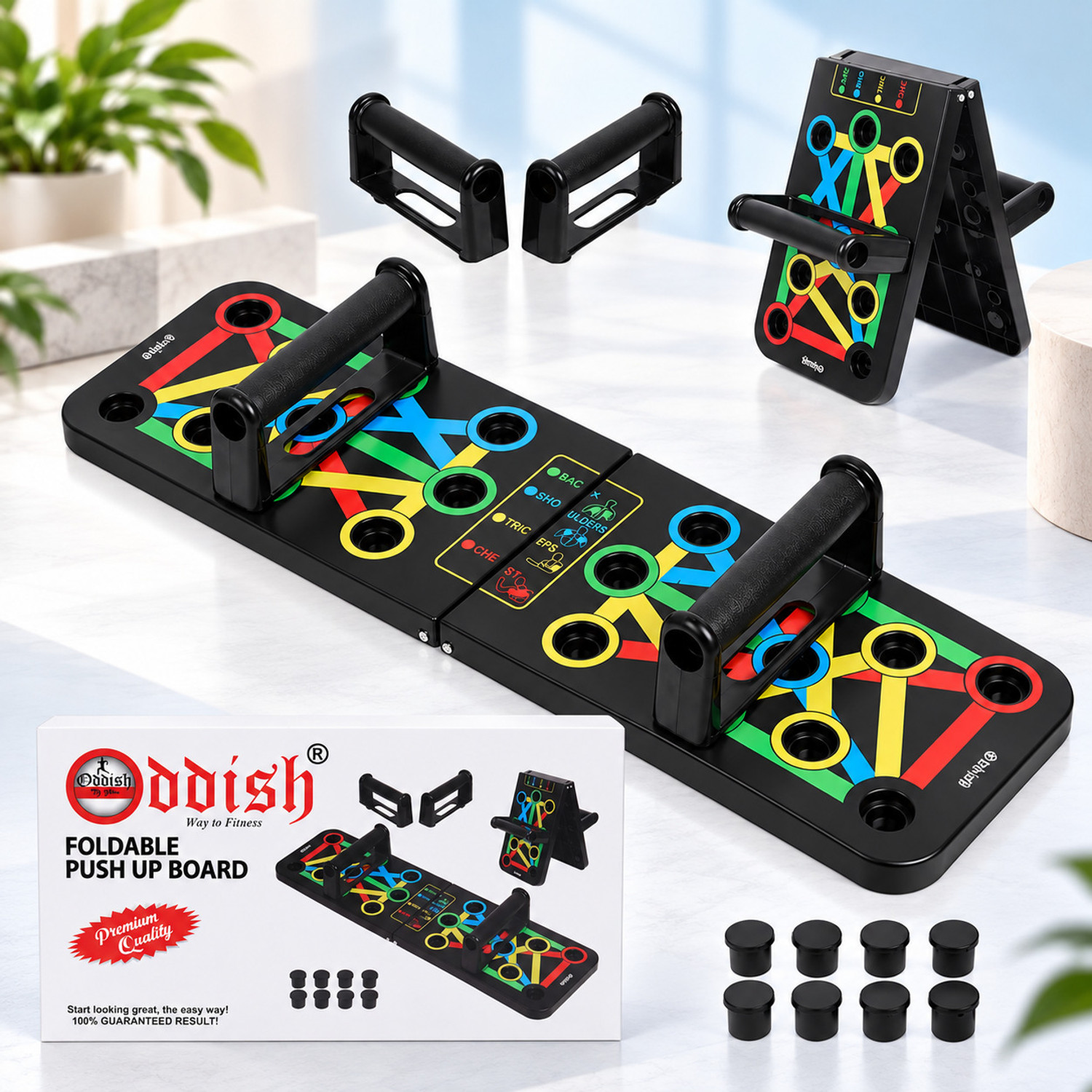 Oddish 15 in 1 Push Up Board System - Image 1