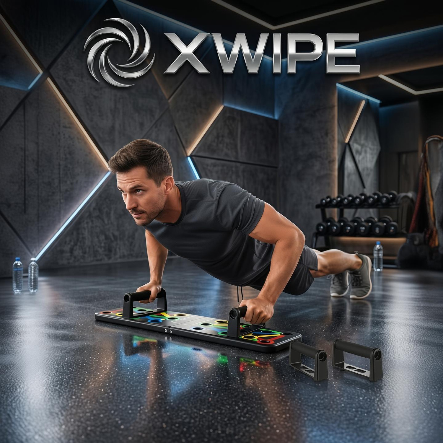 XWIPE 15 in 1 Push Up Board - Image 1