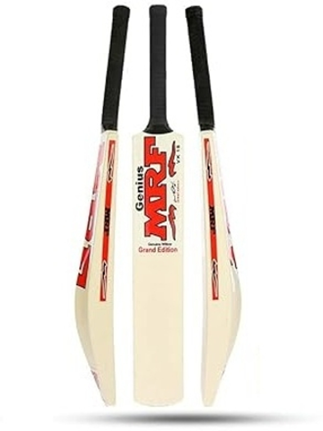 Image of AGGIENext Bheem Boundary 4 slot Tennis Ball Cricket bat Kashmir Willow Cricket Bat For 15+ Yrs (1120)