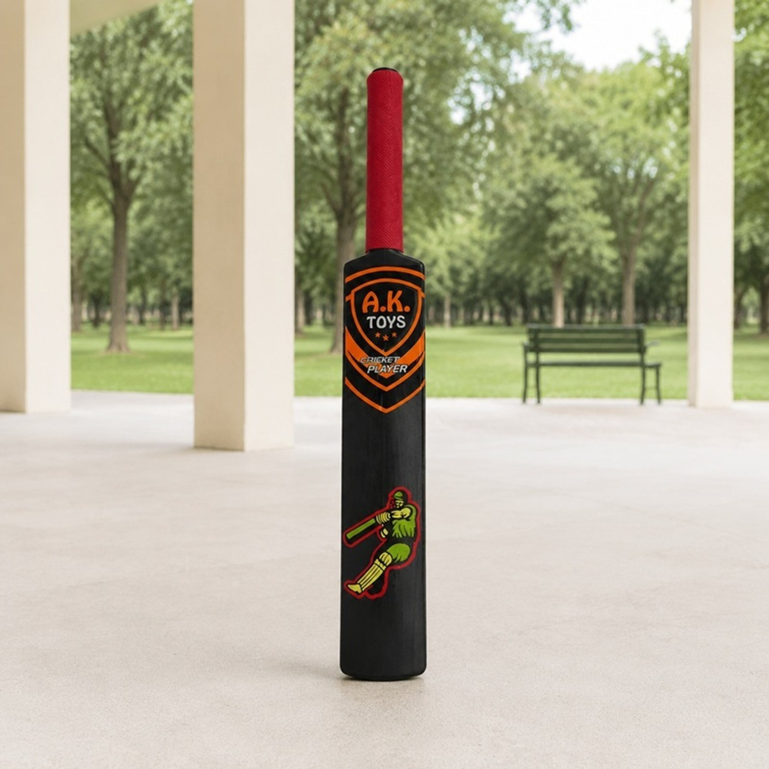 Image of HF THE ORIGINAL Slog Size 5 no (Ideal for 10-11 Years) Hard PLastic For tennis Ball PVC /Plastic Cricket Bat For 10 - 12 Yrs (600 kg)