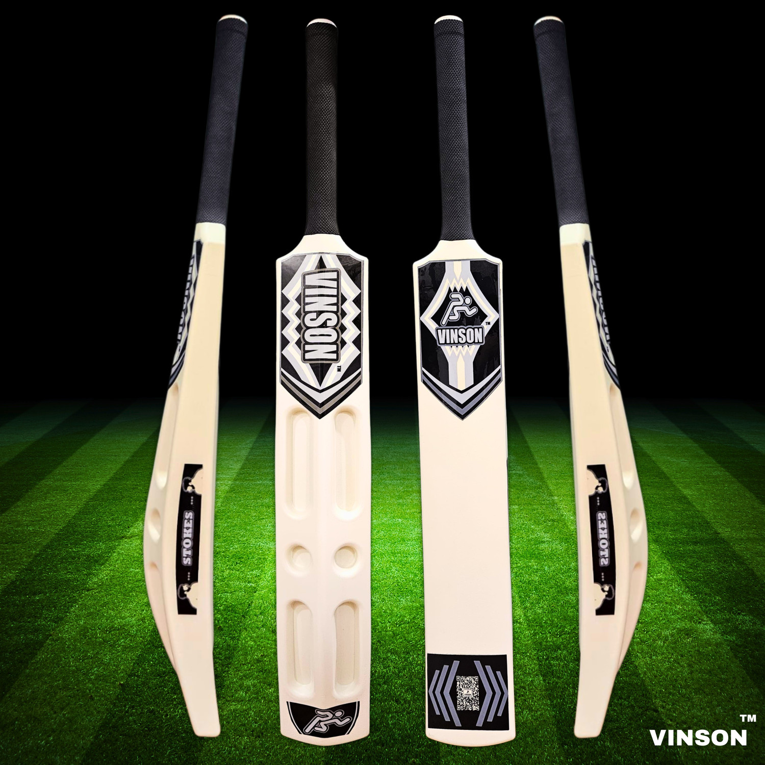 Image of AVG Double Blade Popolar Willow Cricket Bat for Tennis Ball For 10 - 12 Yrs Size 5 Poplar Willow Cricket Bat For 10 - 12 Yrs (.500 kg)