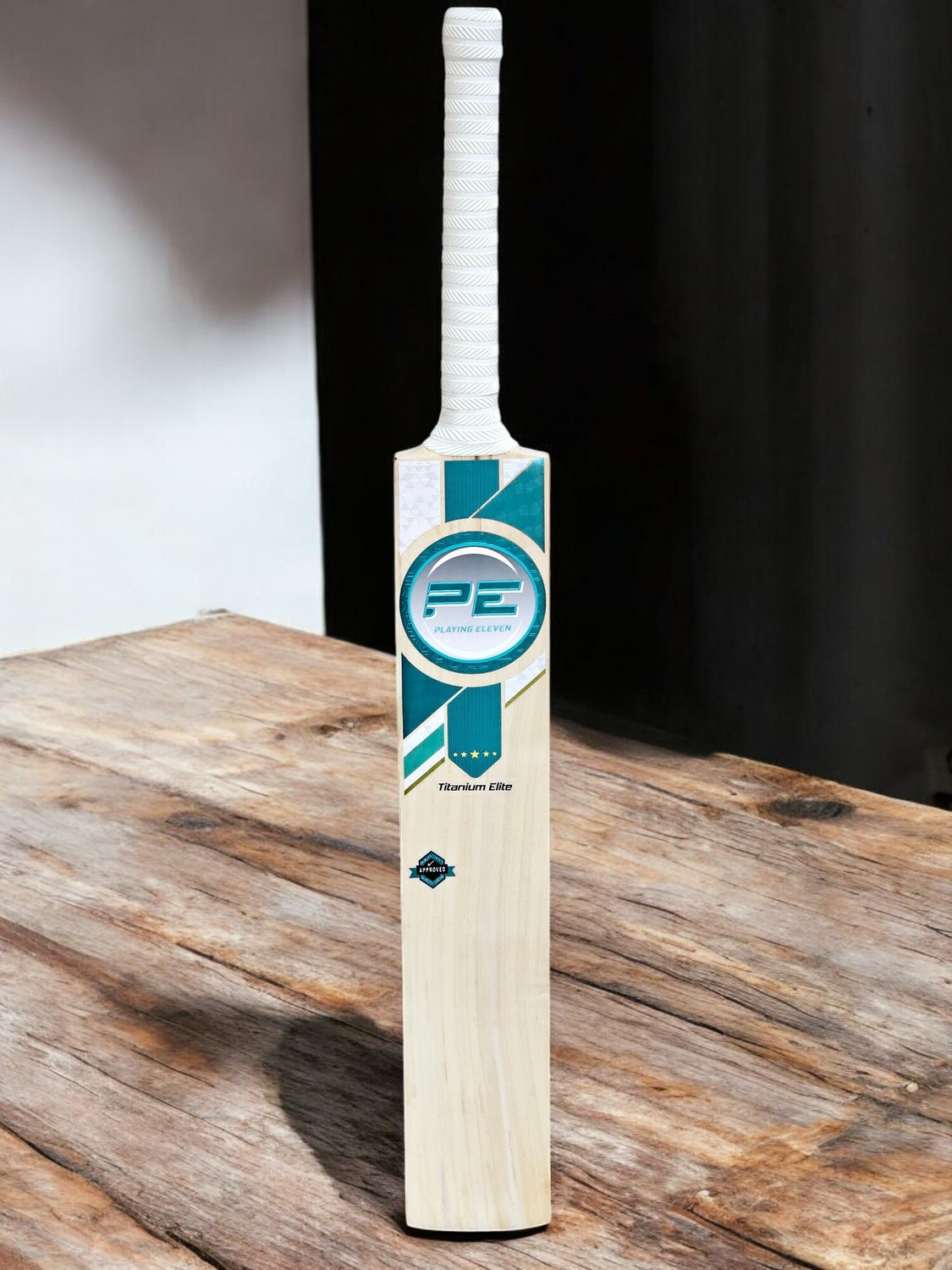 Image of AGGIENext Bheem Boundary 4 slot Tennis Ball Cricket bat Kashmir Willow Cricket Bat For 15+ Yrs (1120)