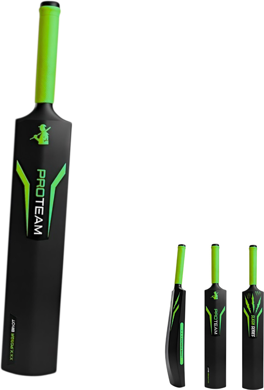 Image of HF THE ORIGINAL Slog Size 4 NO (Ideal for 8-9 Years) Hard PLastic For tennis Ball PVC /Plastic Cricket Bat For 9 - 11 Yrs (450 g)