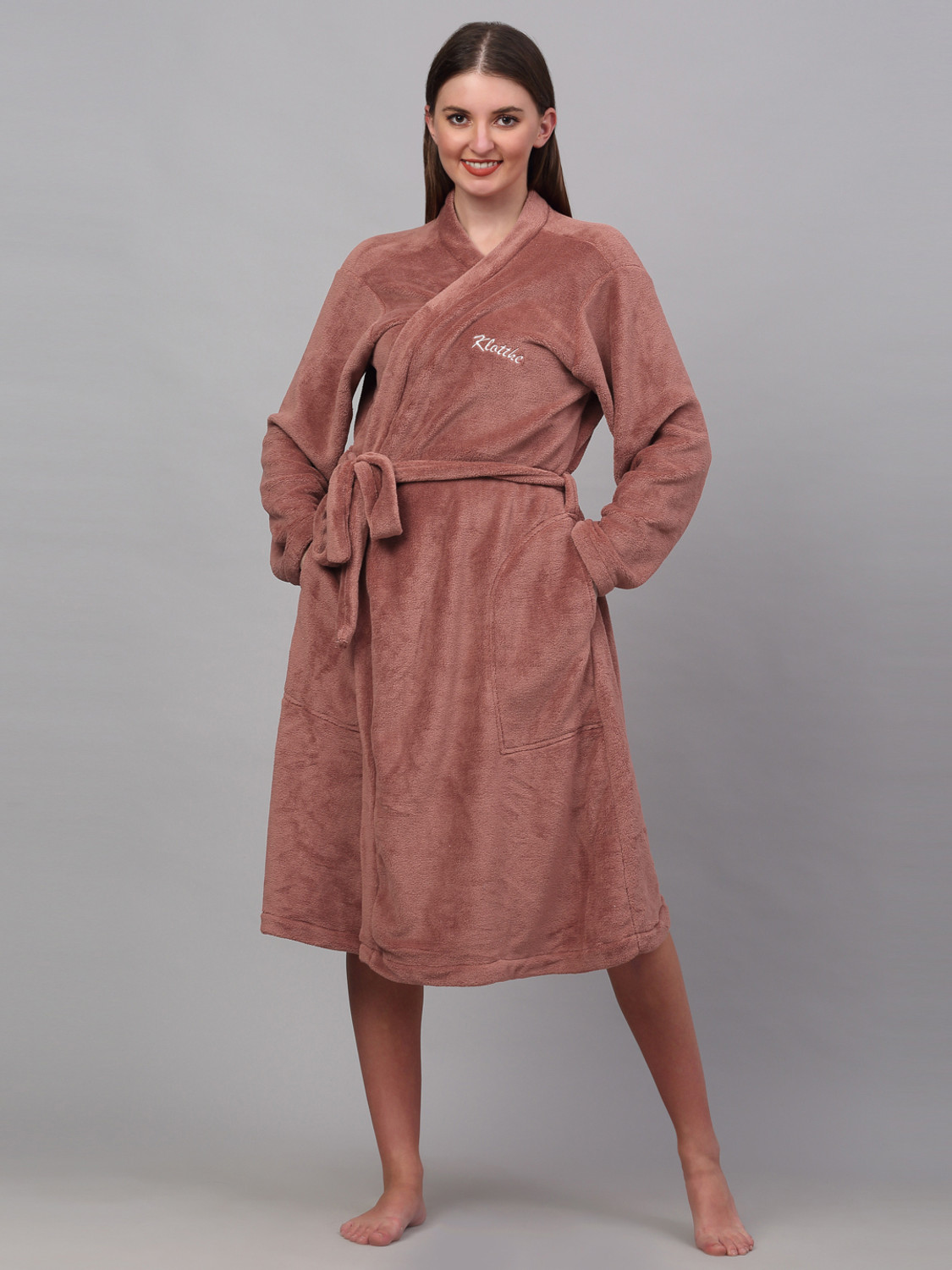 Image of Klotthe Rust 4XL Bath Robe (1 Bath Robe, For: Women, Rust)