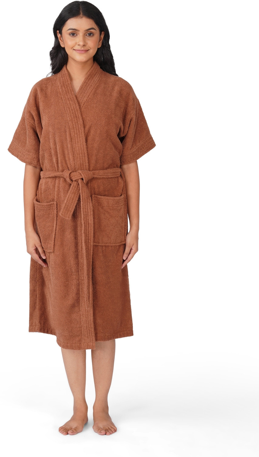 Image of Klotthe Rust 4XL Bath Robe (1 Bath Robe, For: Women, Rust)