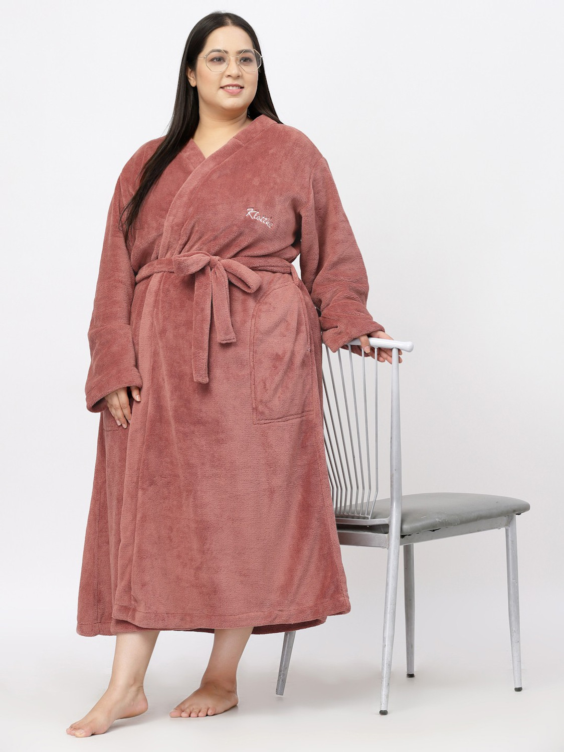 Image of Klotthe Rust 4XL Bath Robe (1 Bath Robe, For: Women, Rust)