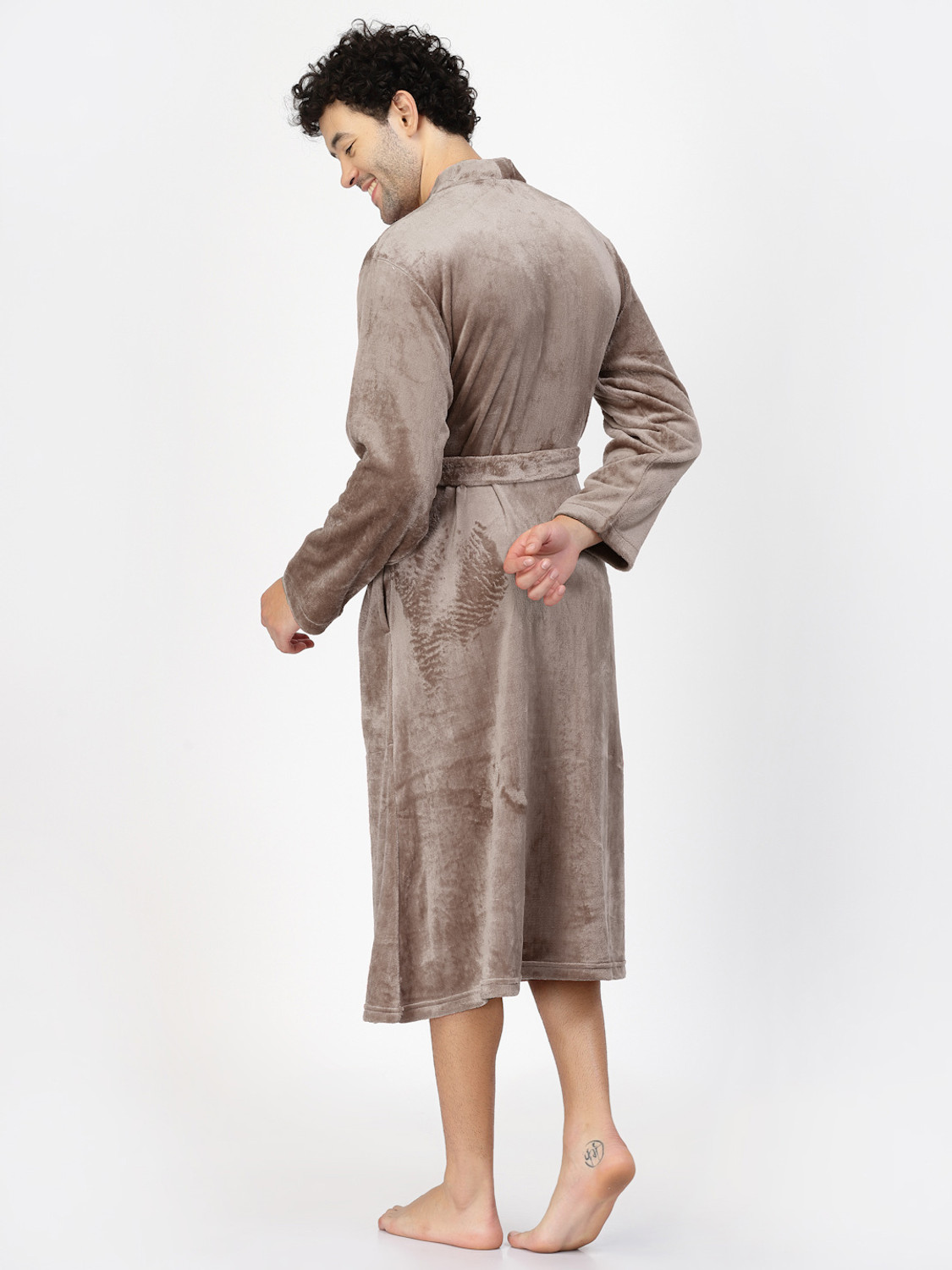 Image of Klotthe Beige XL Bath Robe (1 Bathrobe, For: Men, Beige)