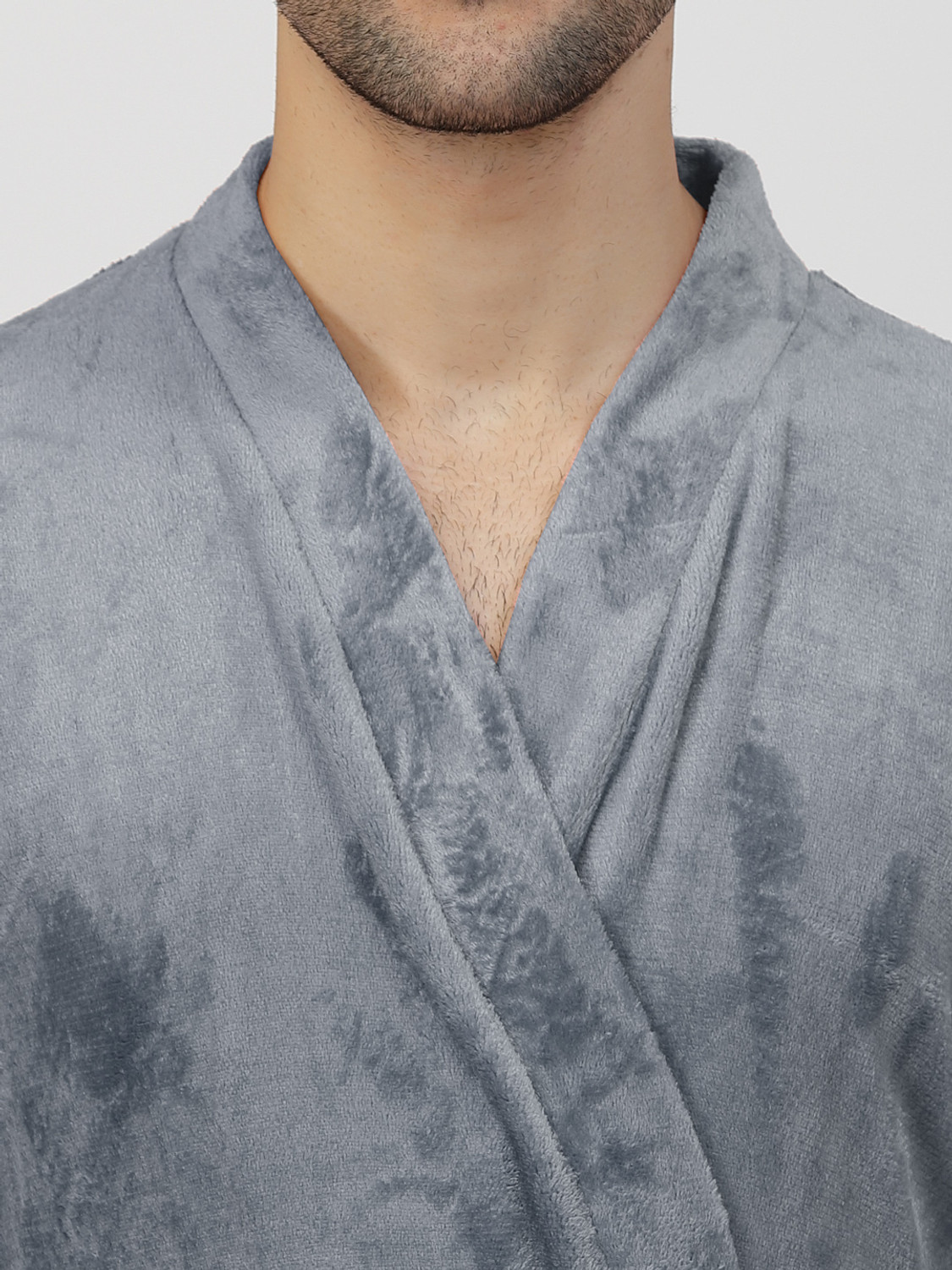 Image of Klotthe Grey XL Bath Robe (1 Bathrobe, For: Men, Grey)