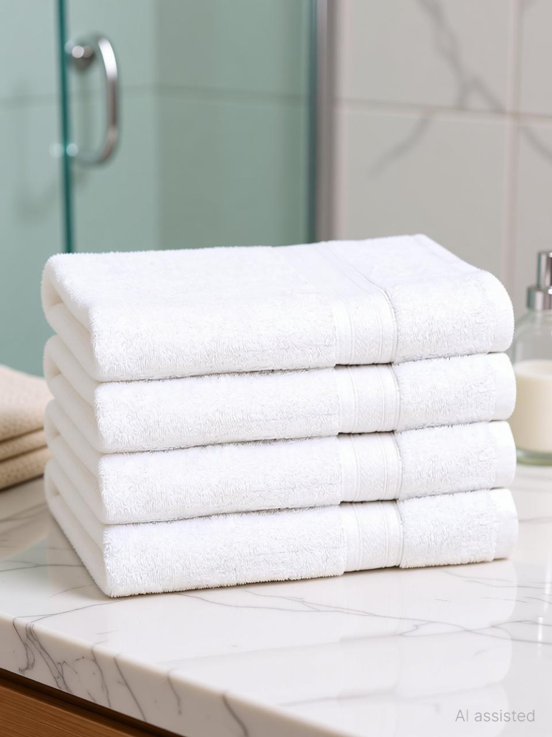 Image of MYTRIDENT Cotton 500 GSM Bath Towel Set (Pack of 3)