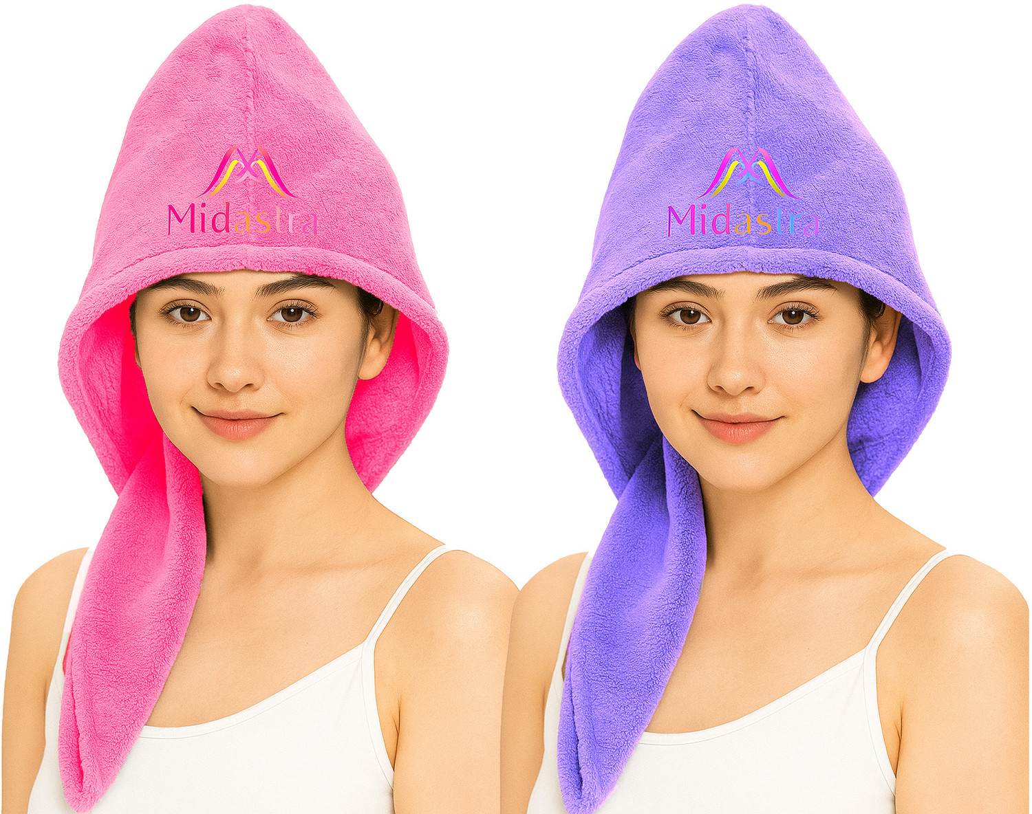 Image of Nirgun Empex Microfiber 300 GSM Hair Towel Set