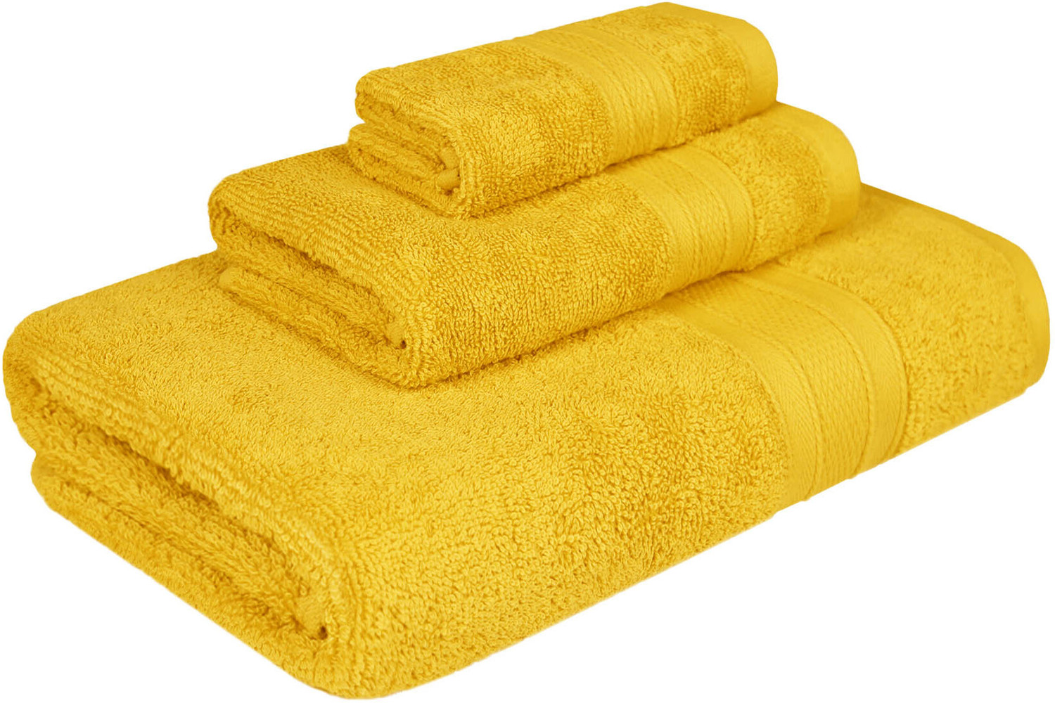 Image of MYTRIDENT Cotton 500 GSM Bath Towel Set (Pack of 3)