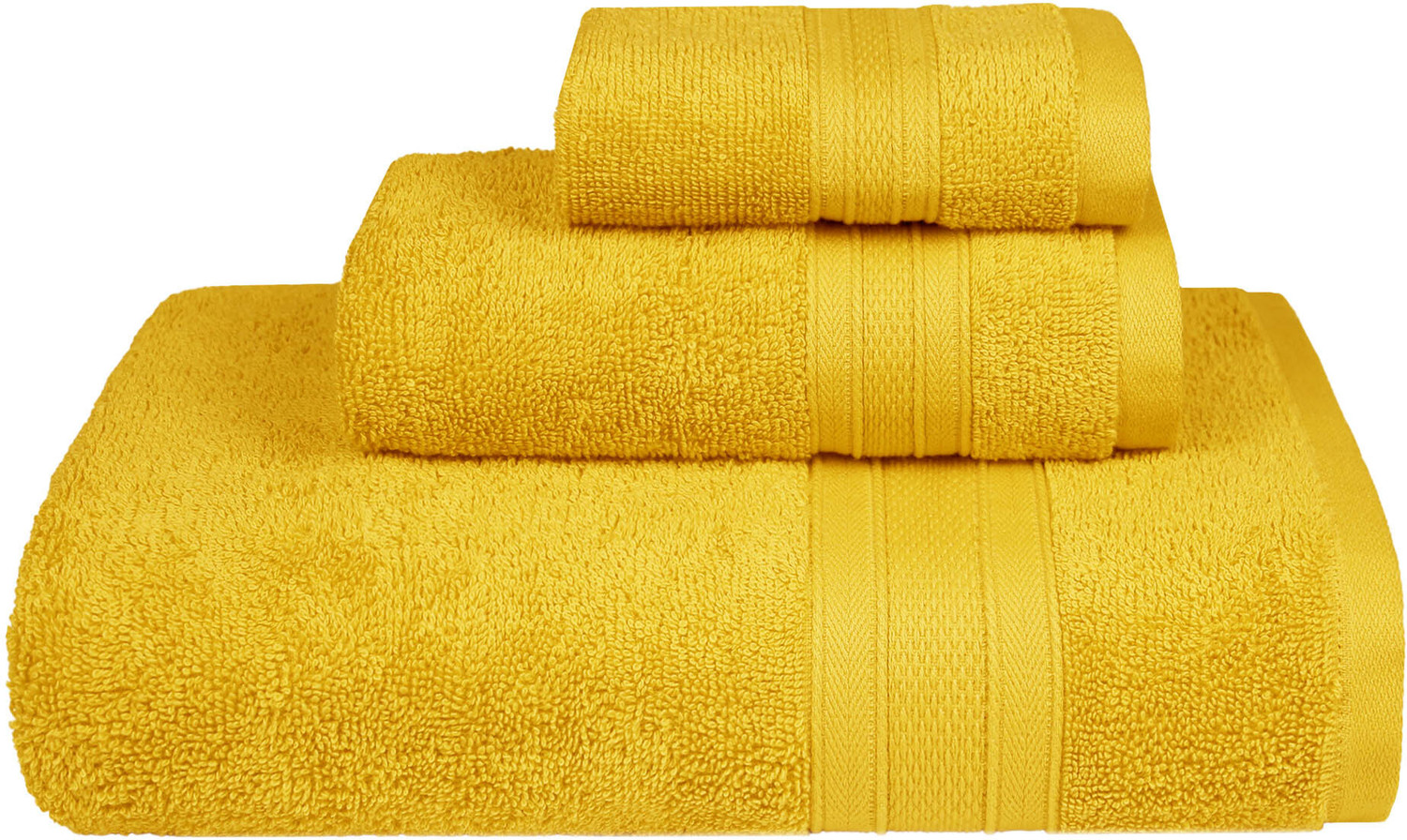 Image of MYTRIDENT Cotton 500 GSM Bath Towel Set (Pack of 3)