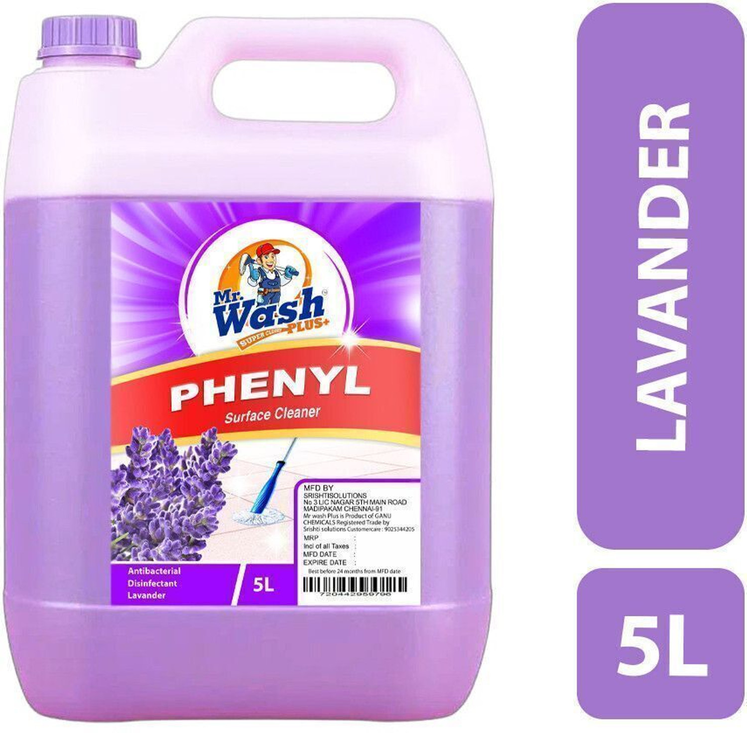 Image of Lizol CITRUS FLOOR CLEANER LEMON (5 L)