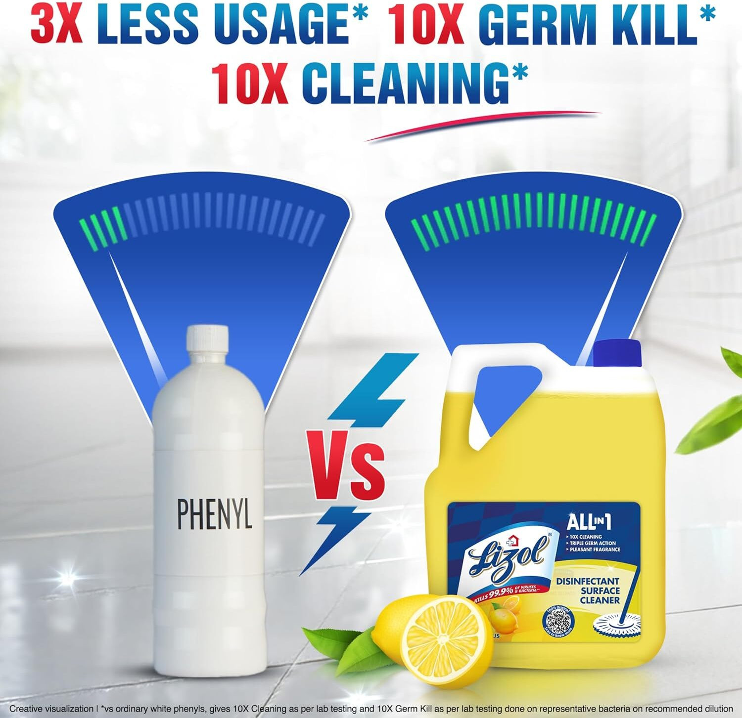 Image of Lizol Disinfectant Suitable for All Floor Cleaner Mopse Citric (5 L)