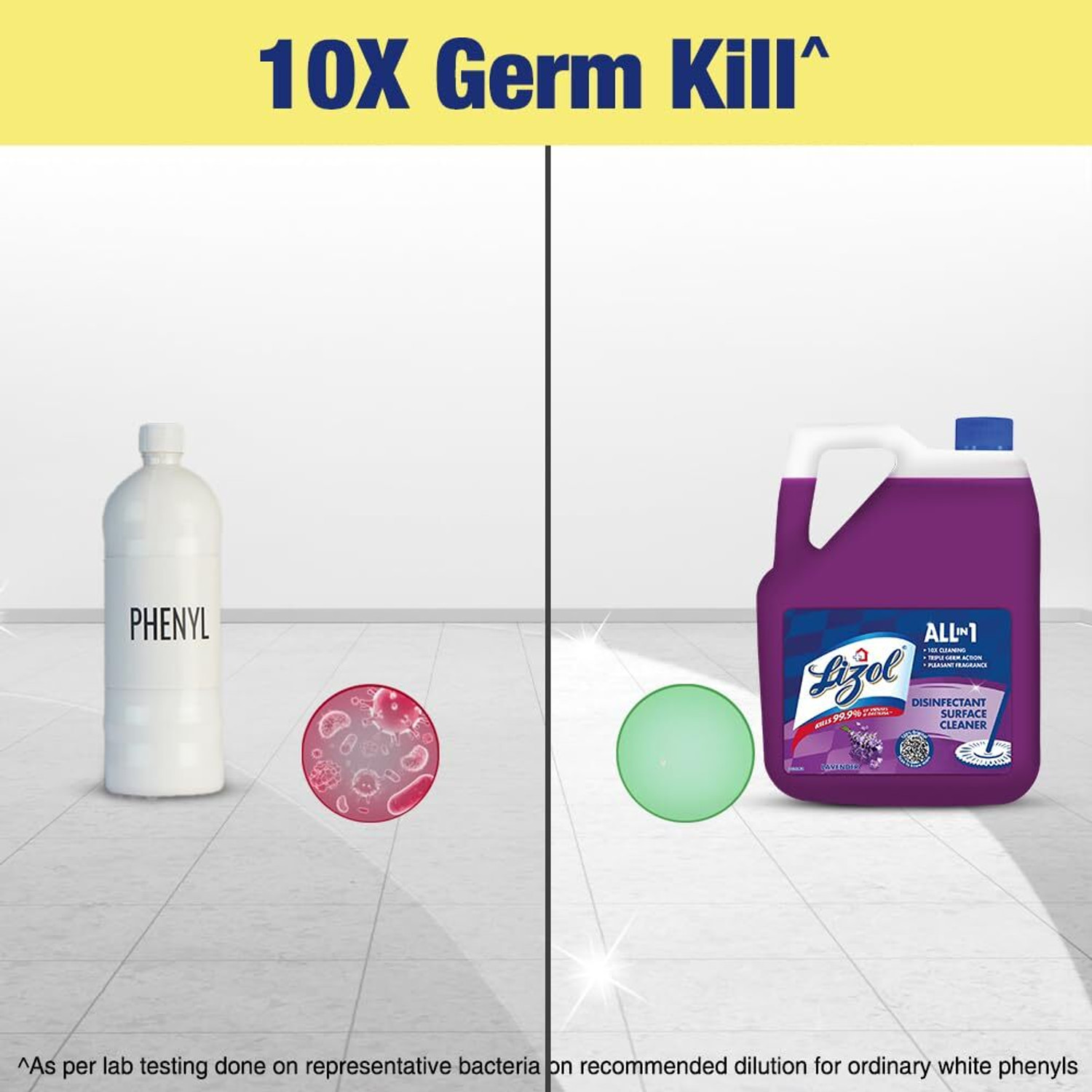 Image of Lizol Disinfectant Surface & Floor Cleaner Liquid, Lavenders Lavender (5 L)
