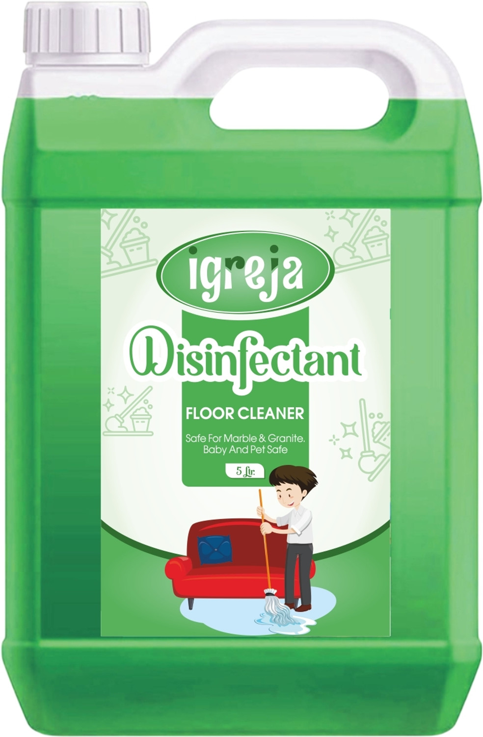 Image of Lizol Disinfectant Surface Cleaner Floral (5 L) Floral (5 L)