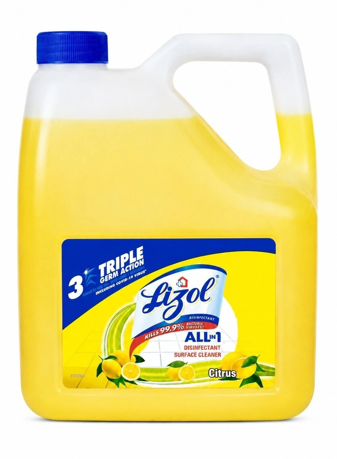 Image of Lizol Disinfectant Suitable for All Floor Cleaner Mopse Citric (5 L)