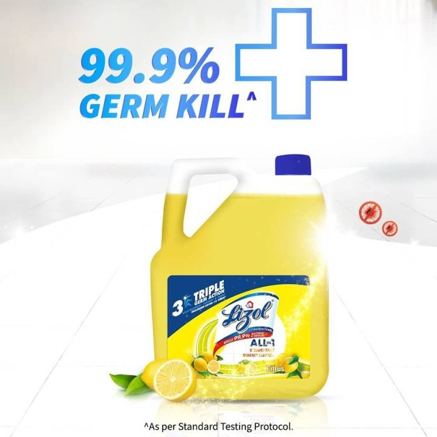 Image of Lizol Floor Cleaner, Surface Cleaner Citrus (5000 ml)