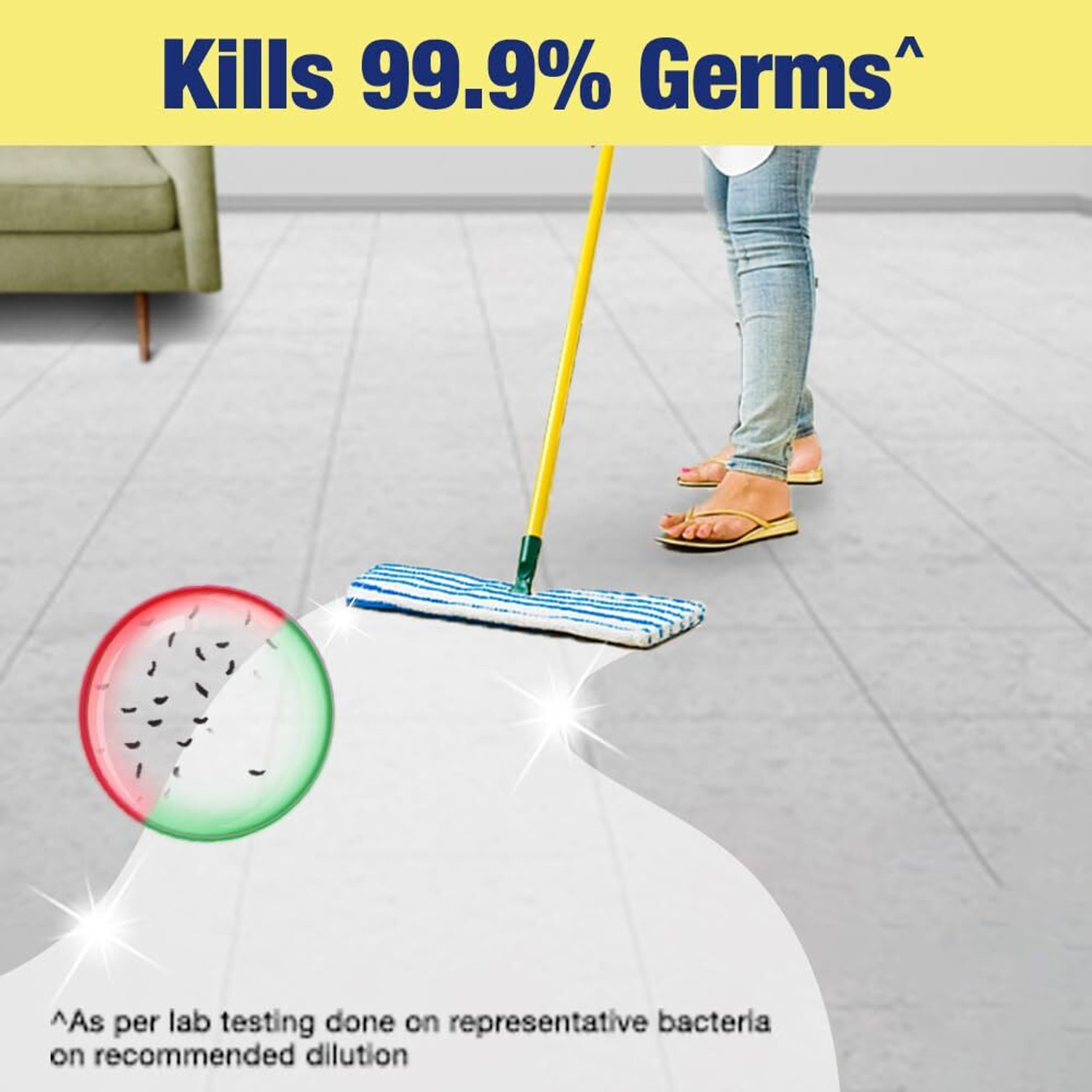 Image of Lizol Disinfectant Surface & Floor Cleaner Liquid, Lavenders Lavender (5 L)