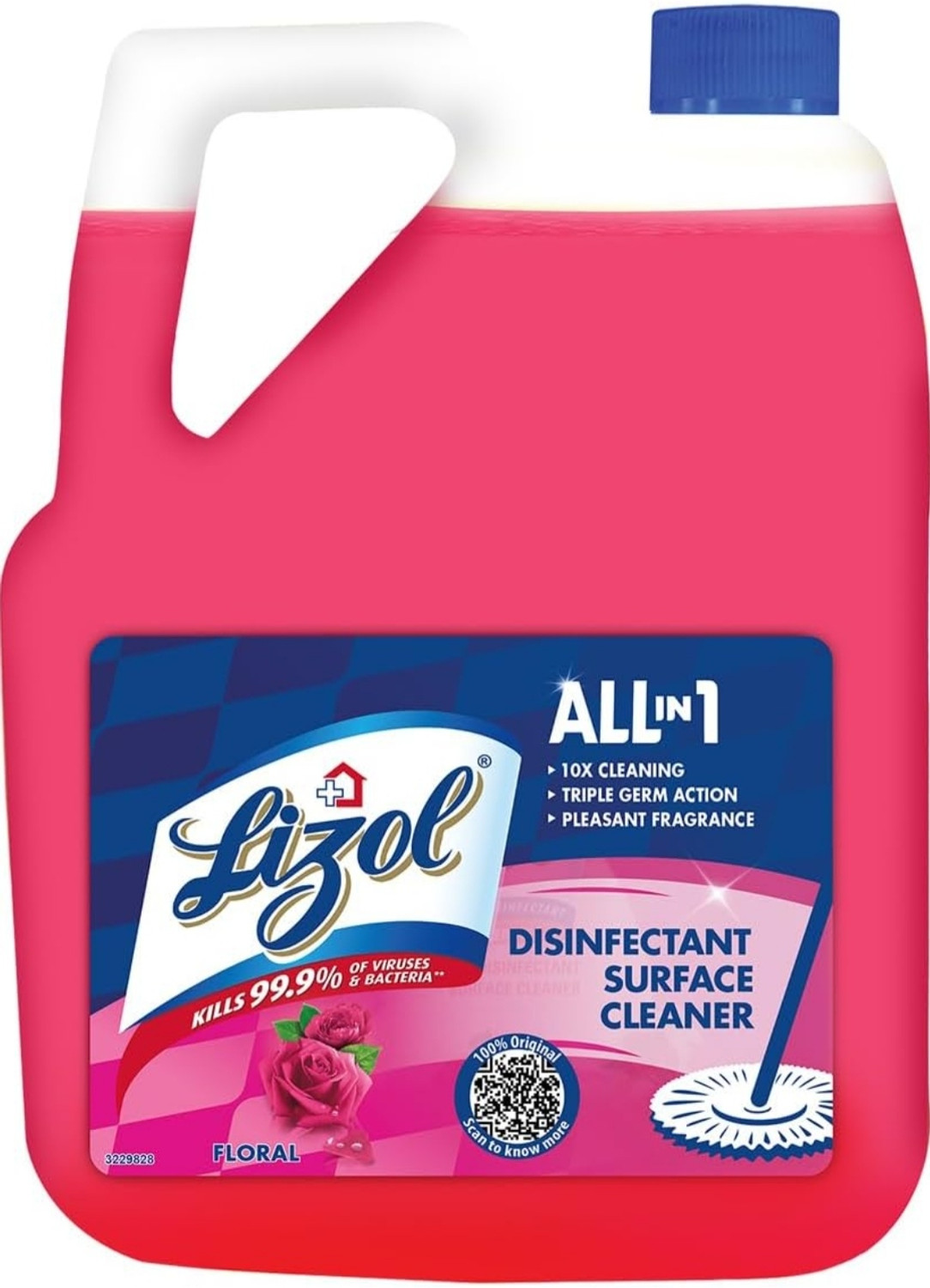Image of Lizol Disinfectant Surface Cleaner Floral (5 L) Floral (5 L)