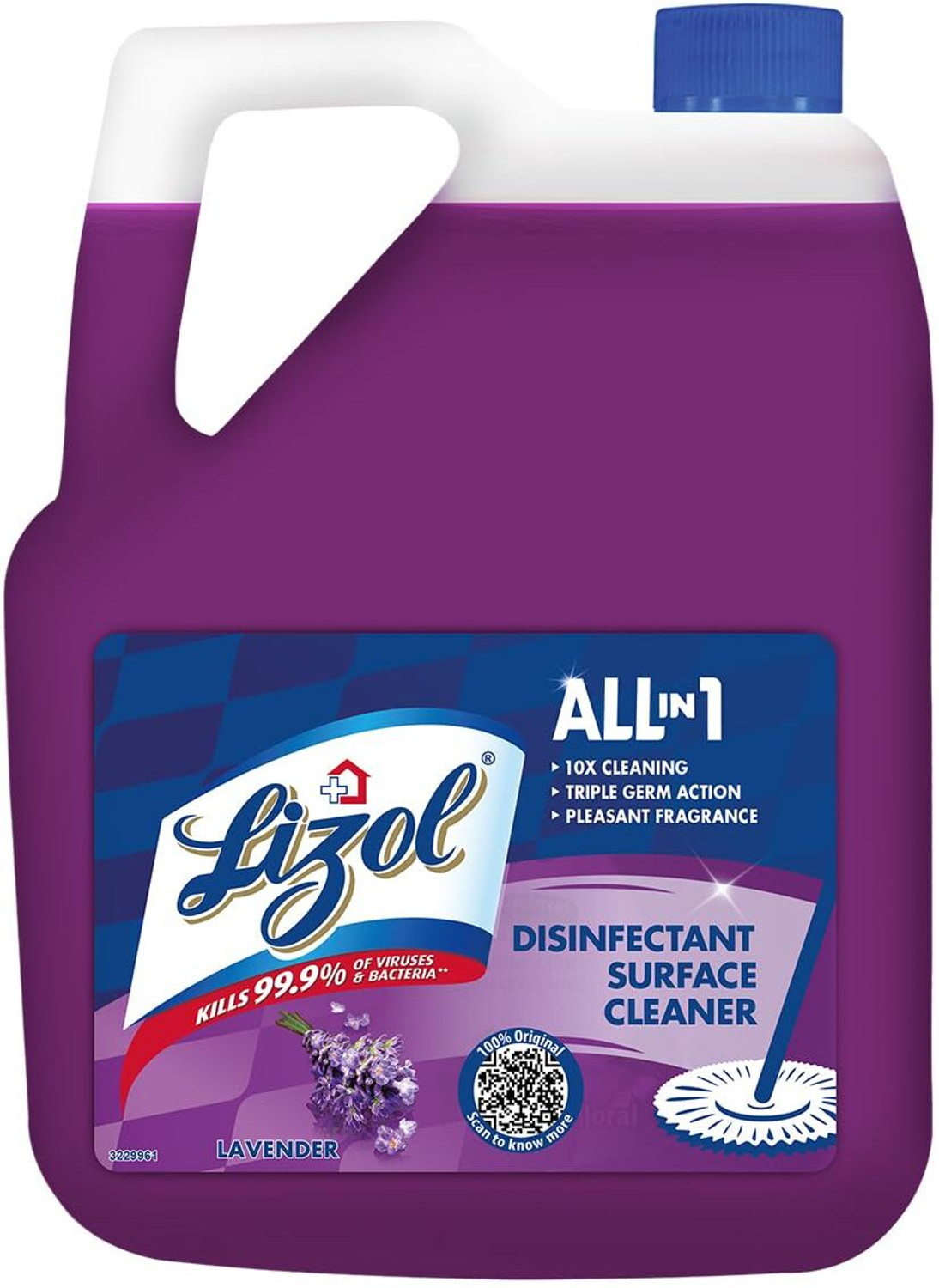 Image of Lizol Disinfectant Suitable for All Floor Cleaner Mopse Citric (5 L)