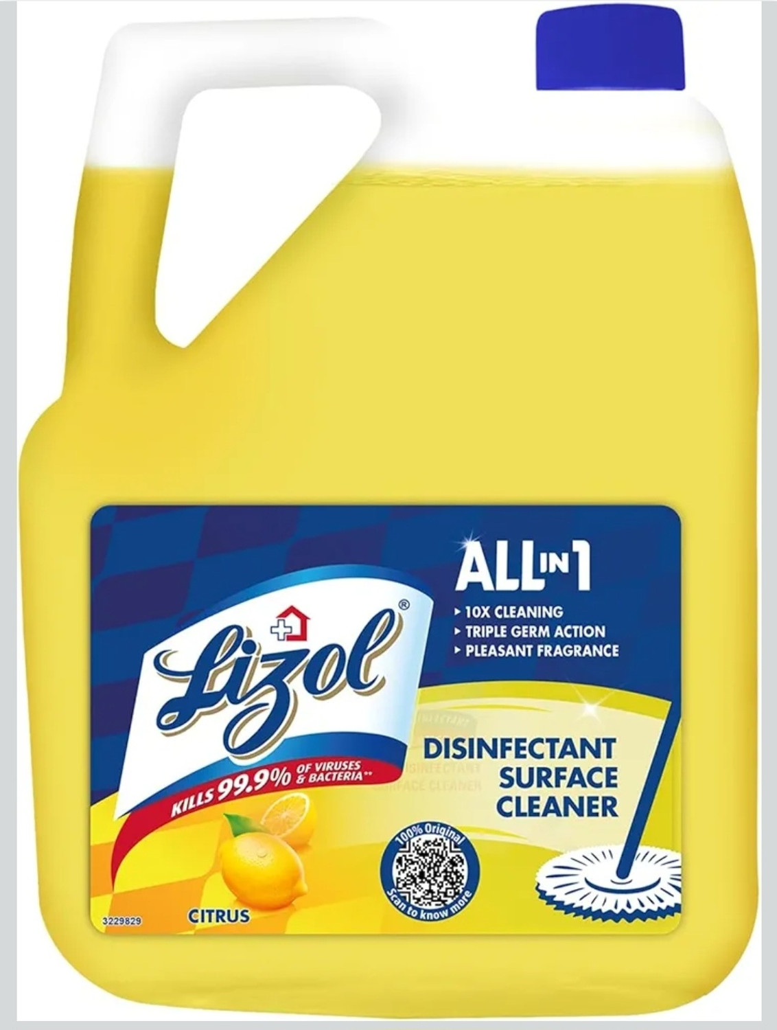 Image of Lizol CITRUS FLOOR CLEANER LEMON (5 L)