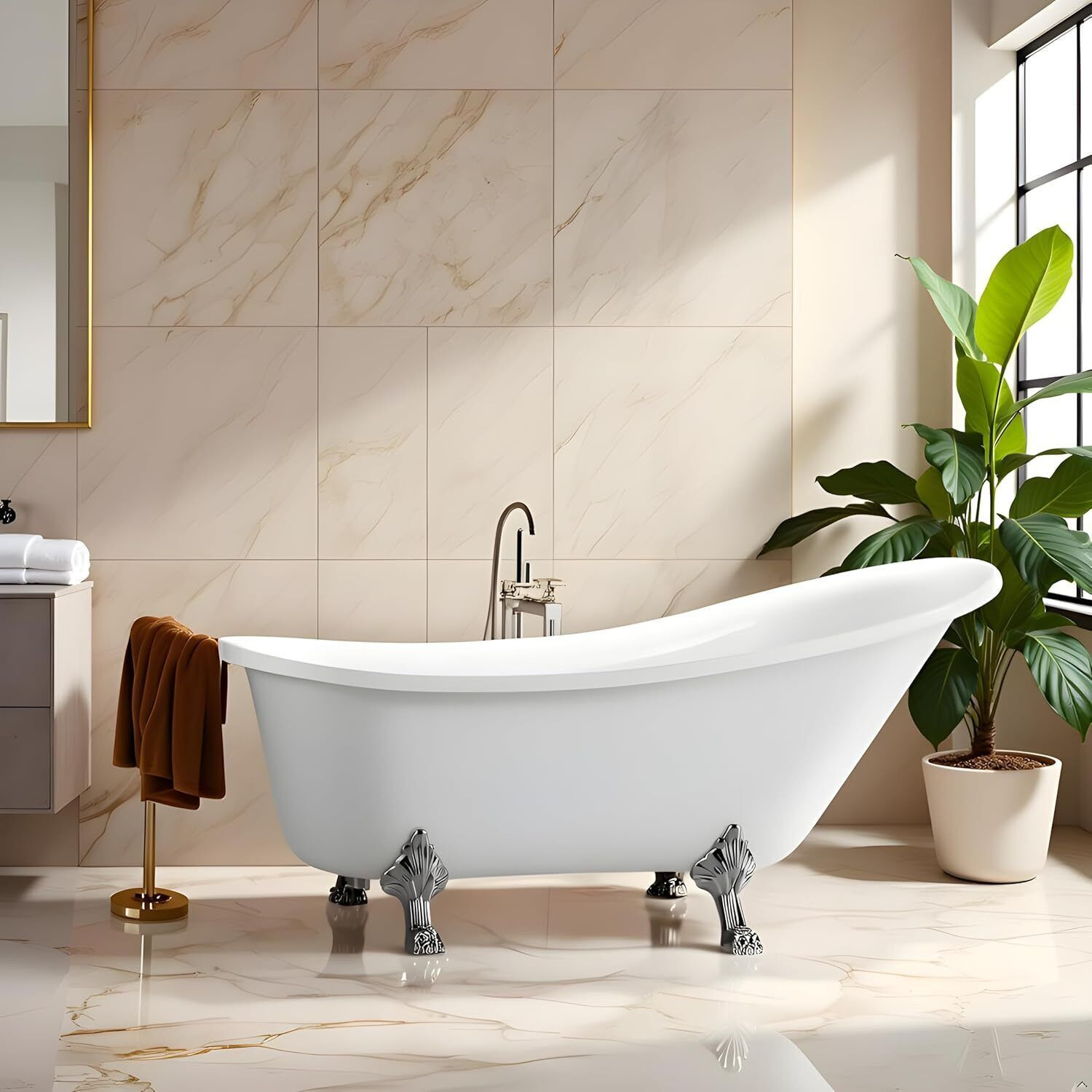 Image of Helteko Premium Inflatable Bath Tub for Adults Free-standing Bathtub (40 - 50 L)