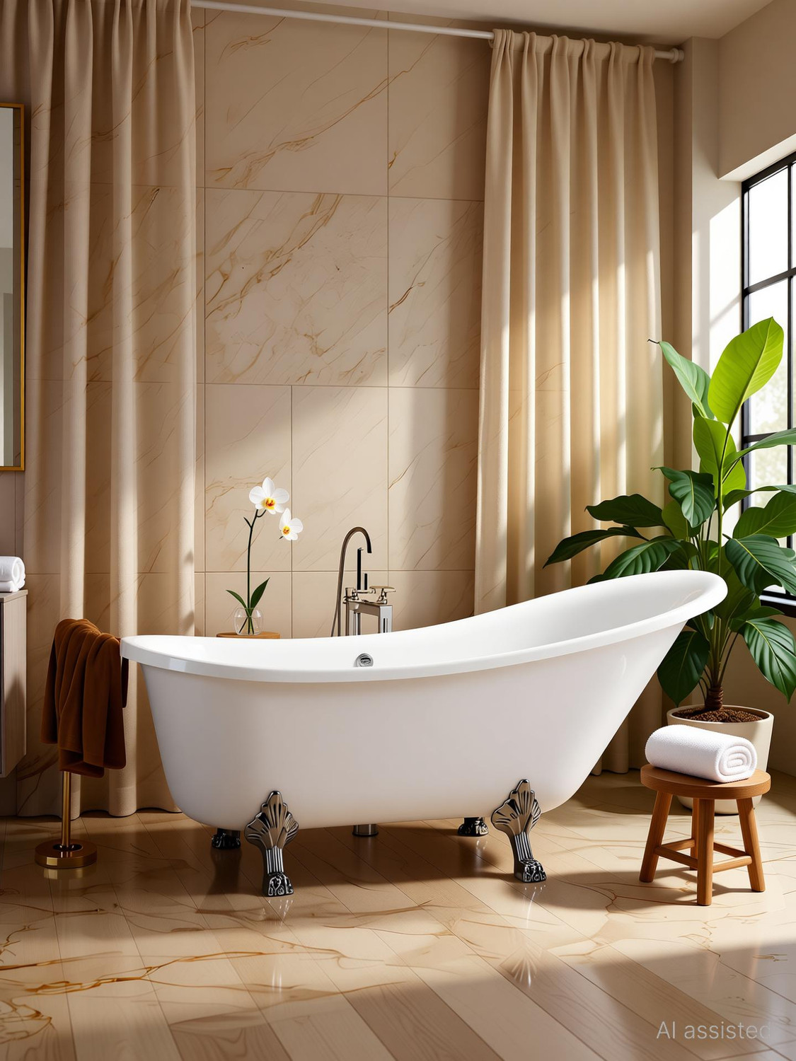 Image of Helteko Premium Inflatable Bath Tub for Adults Free-standing Bathtub (40 - 50 L)