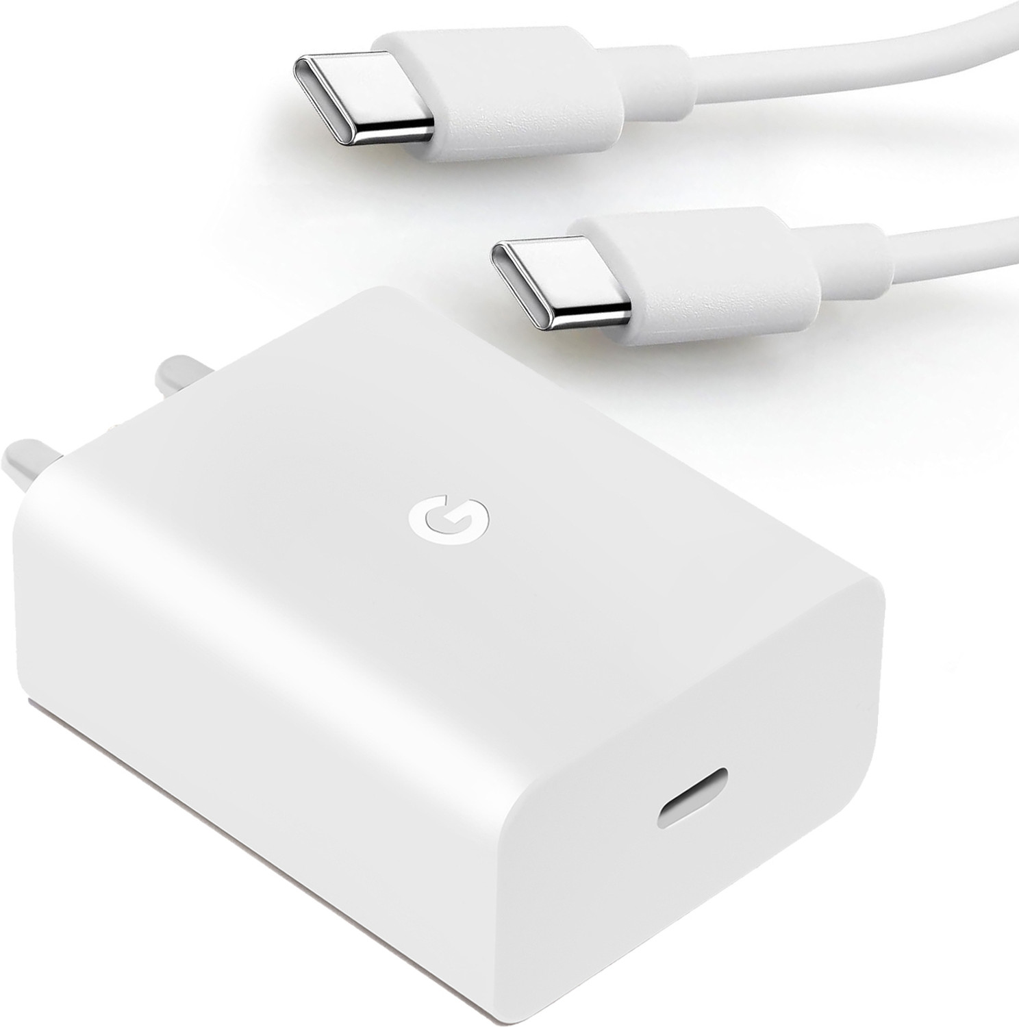 Image of Lynacz Original 20 W TurboPower 3.0 Wall Charger for Mobile with Detachable Cable (Motorola Moto G, Edge, One Series - Black (Adapter and Cable), Cable Included)