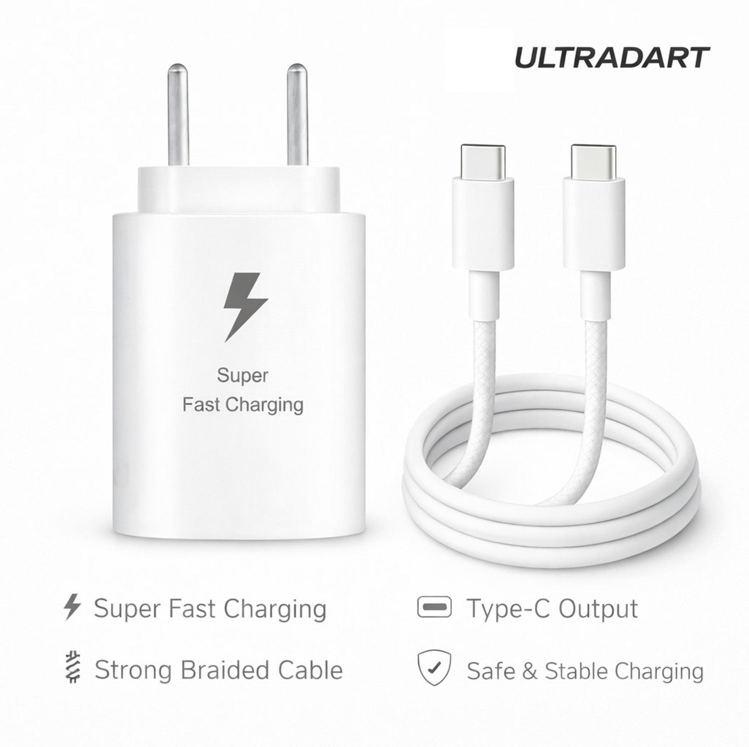 Image of ULTRADART Wireless Neckband with 48H Battery, Magnetic Auto On /Off & Type-C Fast Charging Bluetooth Headset (Black, In the Ear)