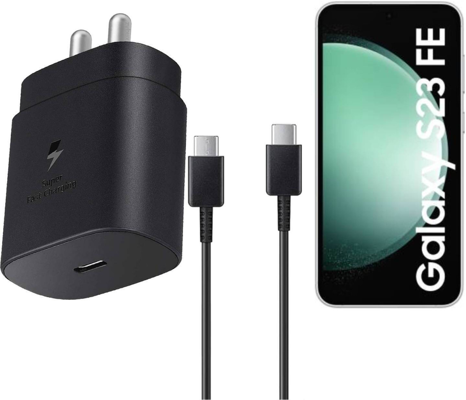 Image of Lynacz Original 20 W Wall Charger for Mobile with Detachable Cable (20W Fast Charging Adapter Compatible with Motorola Moto More-Black)