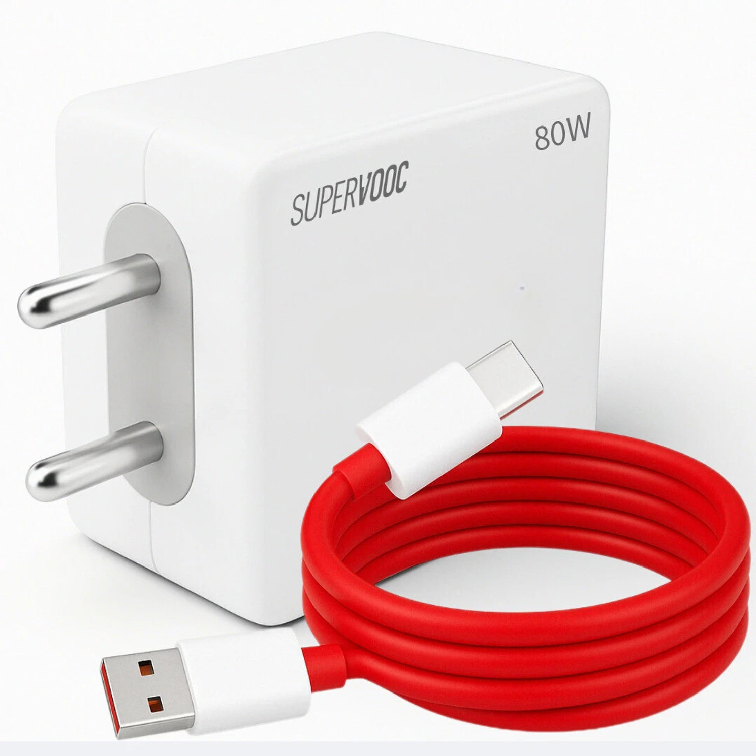 TechBlaze 80 W SuperVOOC 7.3 A Wall Charger for Mobile with Detachable Cable - TechBlaze : Flipkart.com