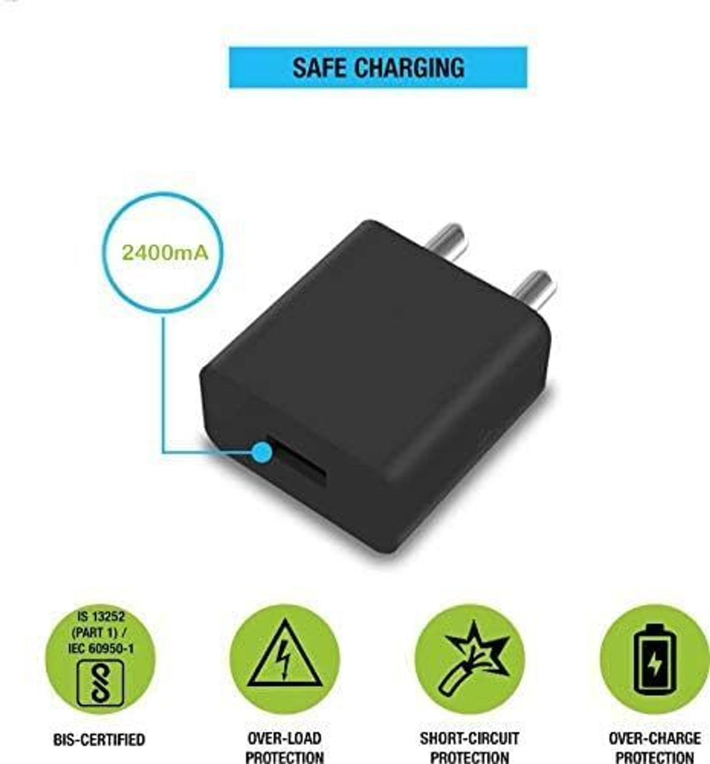Image of Lynacz Original 20 W Wall Charger for Mobile with Detachable Cable (20W Fast Charging Adapter Compatible with Motorola Moto More-Black)