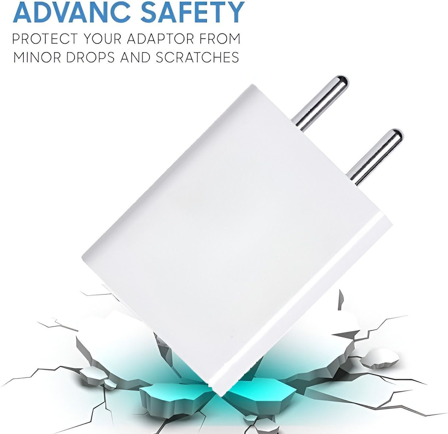 Image of vivo 66 W Quick Charge 6 A Wall Charger for Mobile with Detachable Cable (White, Cable Included)