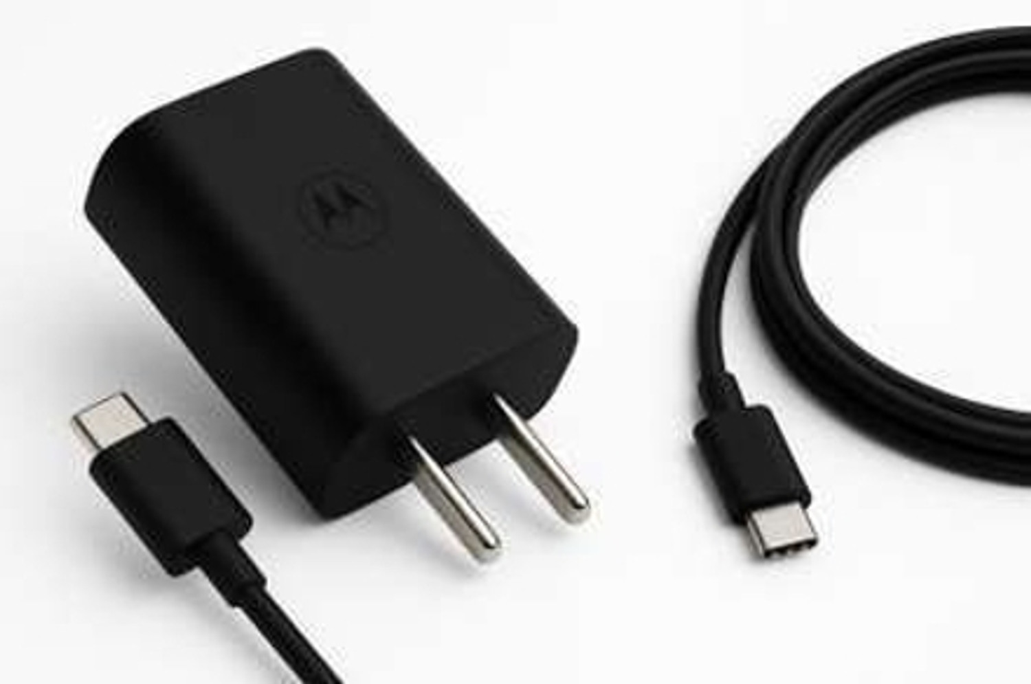 Image of Lynacz Original 20 W Wall Charger for Mobile with Detachable Cable (20W Fast Charging Adapter Compatible with Motorola Moto More-Black)