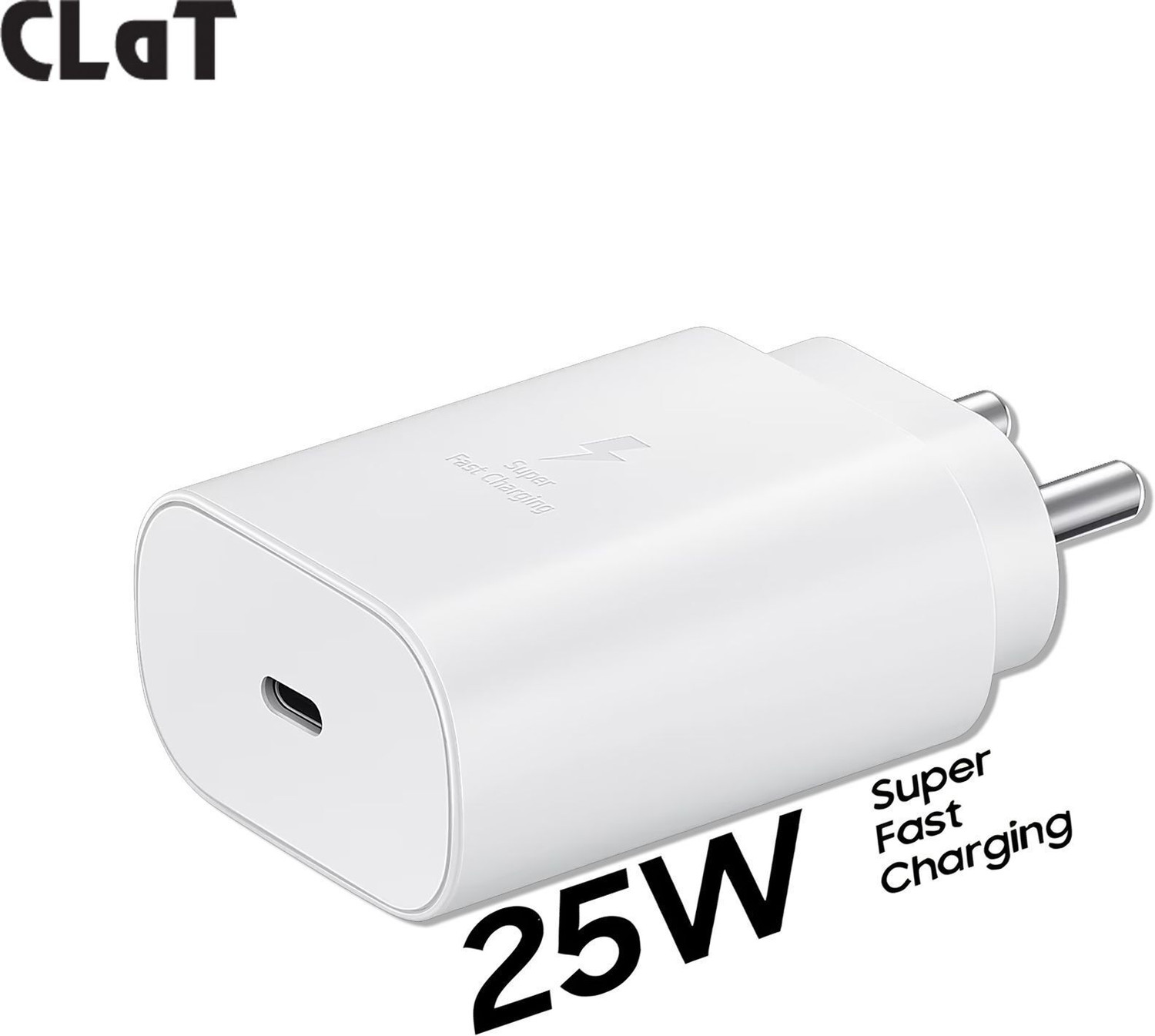 CLAT 25 W Quick Charge 3 A Wall Charger for Mobile with Detachable Cable - CLAT : Flipkart.com