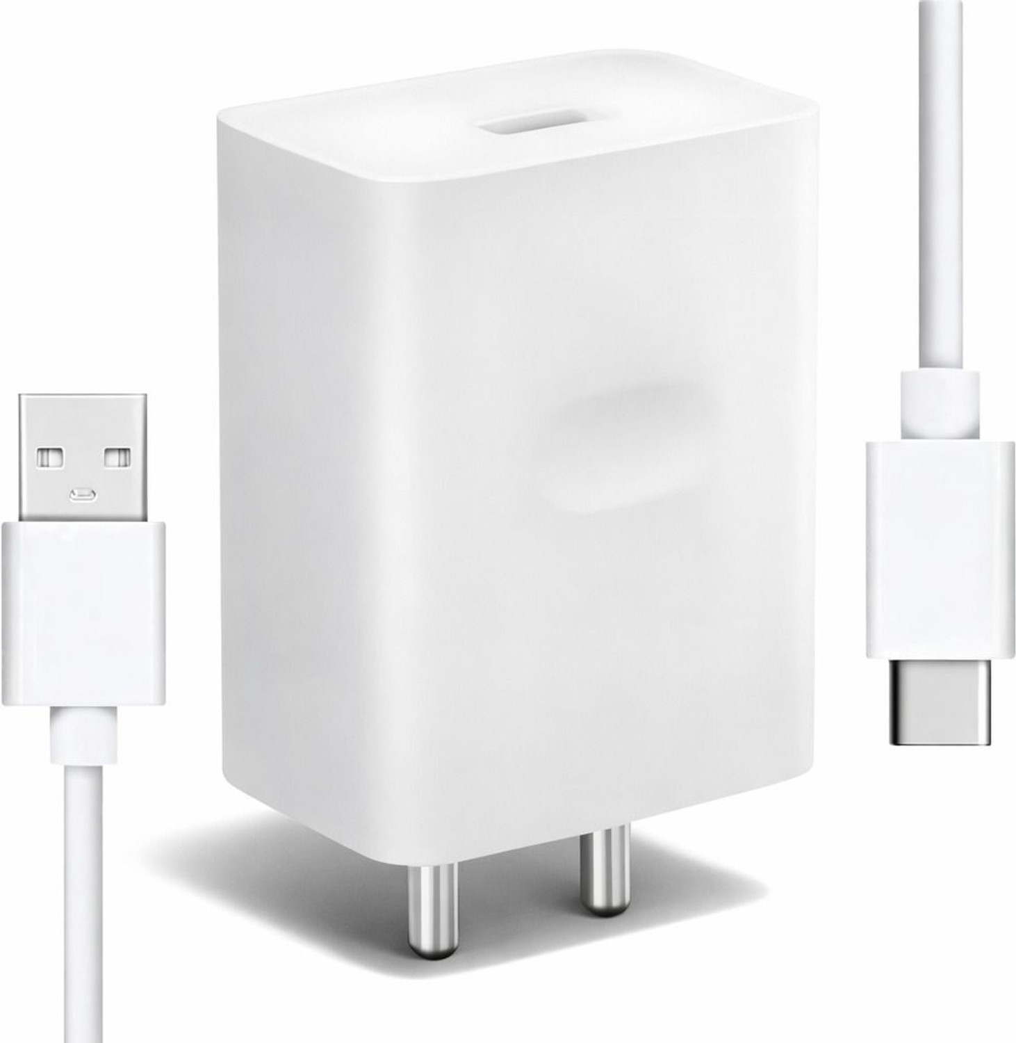 MegVolt 85 W SuperVOOC 7 A Wall Charger for Mobile with Detachable Cable (White, Cable Included) - Image 1