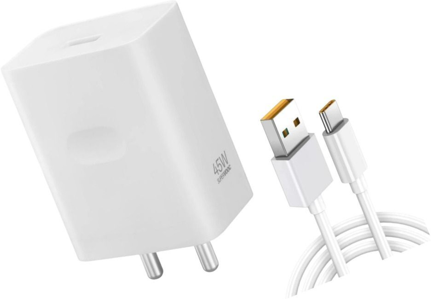 Image of Lynacz Original 20 W TurboPower 3.0 Wall Charger for Mobile with Detachable Cable (Motorola Moto G, Edge, One Series - Black (Adapter and Cable), Cable Included)