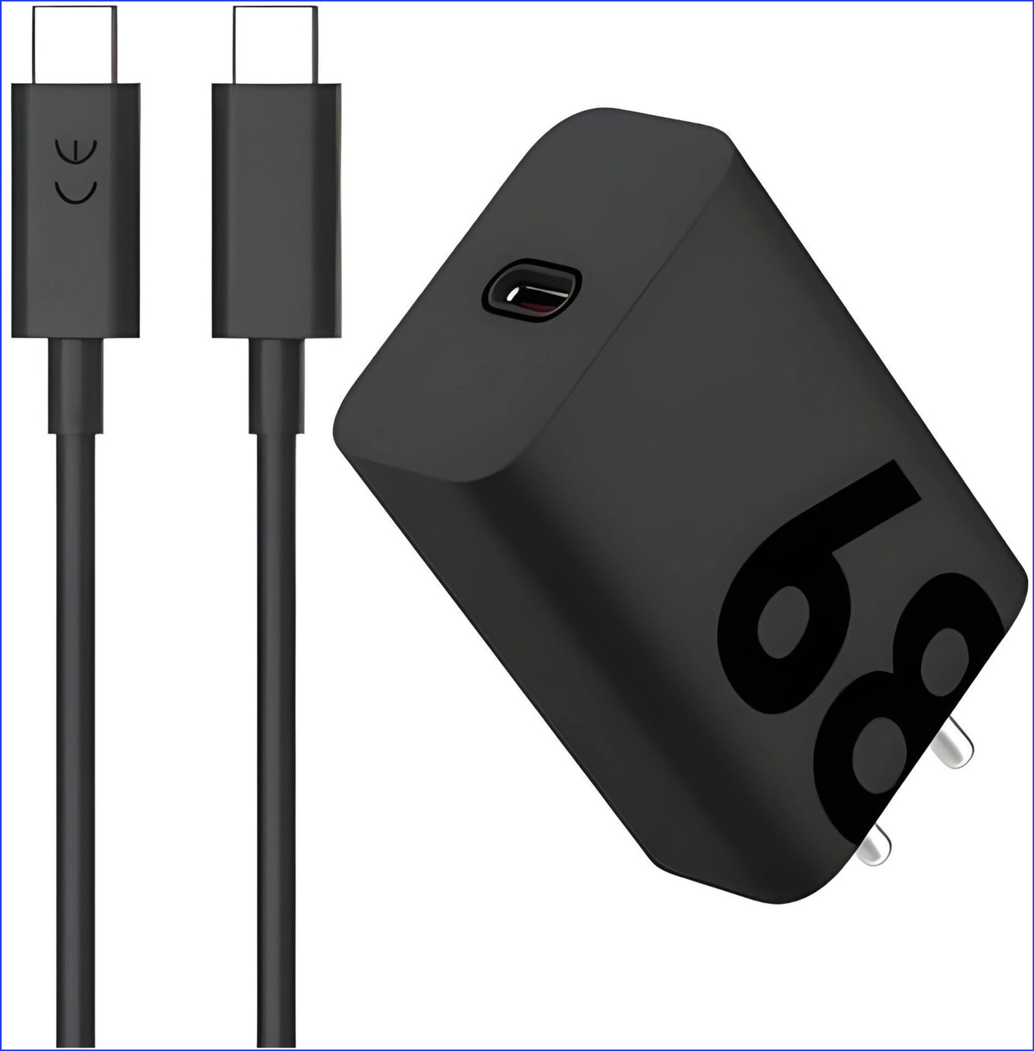 Image of CMF by Nothing 65 W GaN 3 A Wall Charger for Mobile (Black)