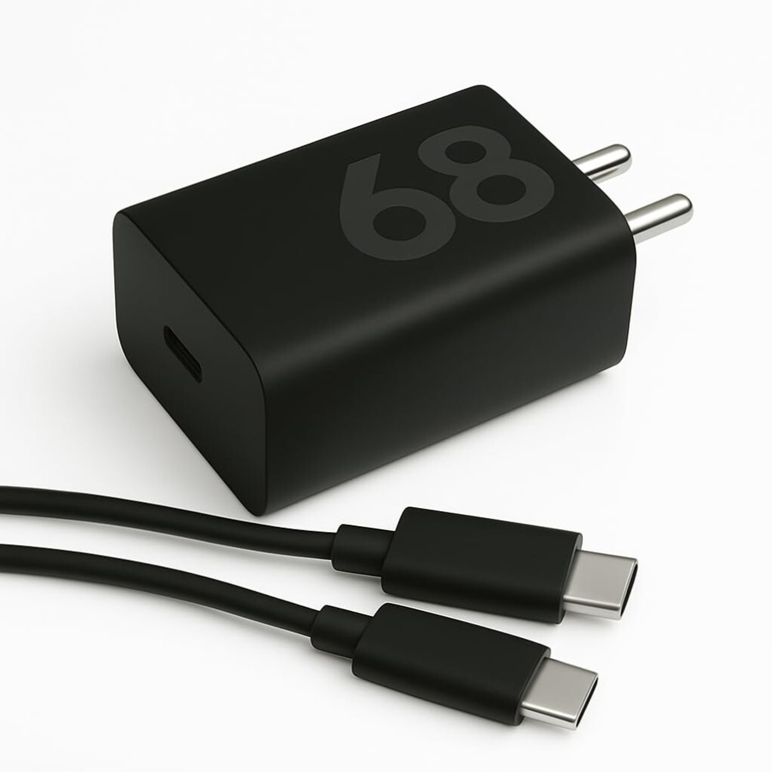 Image of Lynacz Original 20 W Wall Charger for Mobile with Detachable Cable (20W Fast Charging Adapter Compatible with Motorola Moto More-Black)