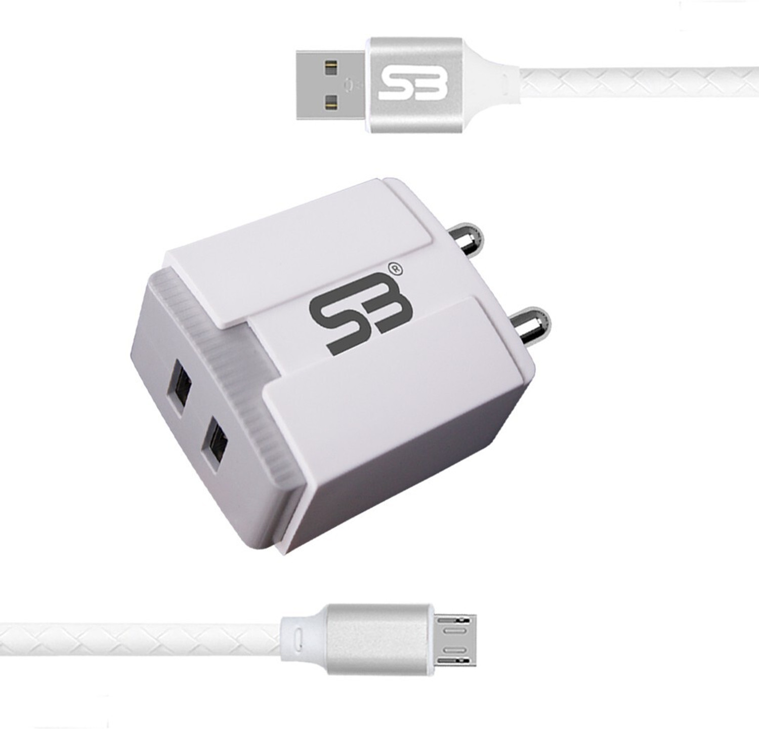 Image of Callmate 10 W 3.1 A Wall Charger for Mobile (White)