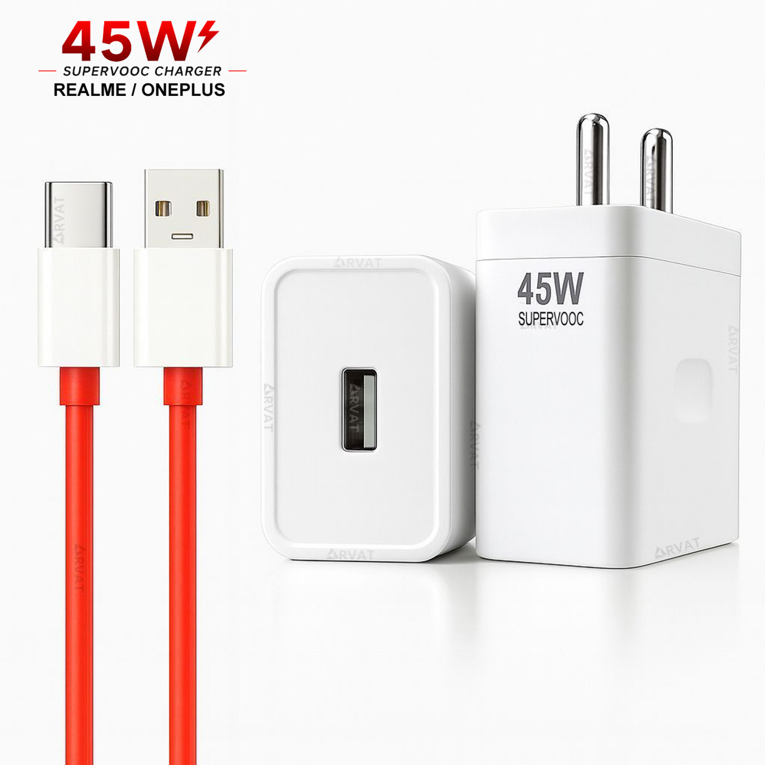 Image of RVAT 68 W TurboPower 3.0 3 A Wall Charger for Mobile (Black)